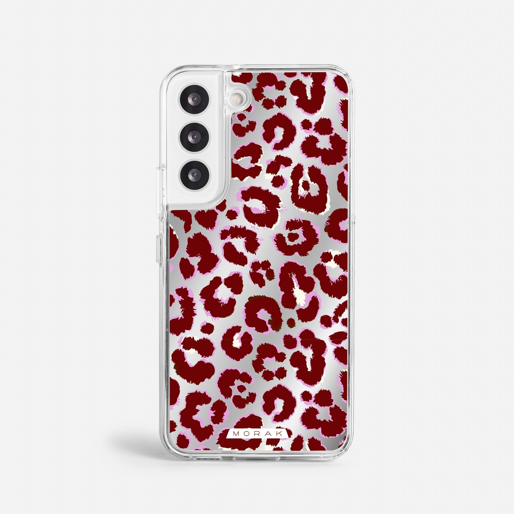 Case Funda Leopardo - Espejo Premium Para iPhone 17-12 Samsung S26-S22