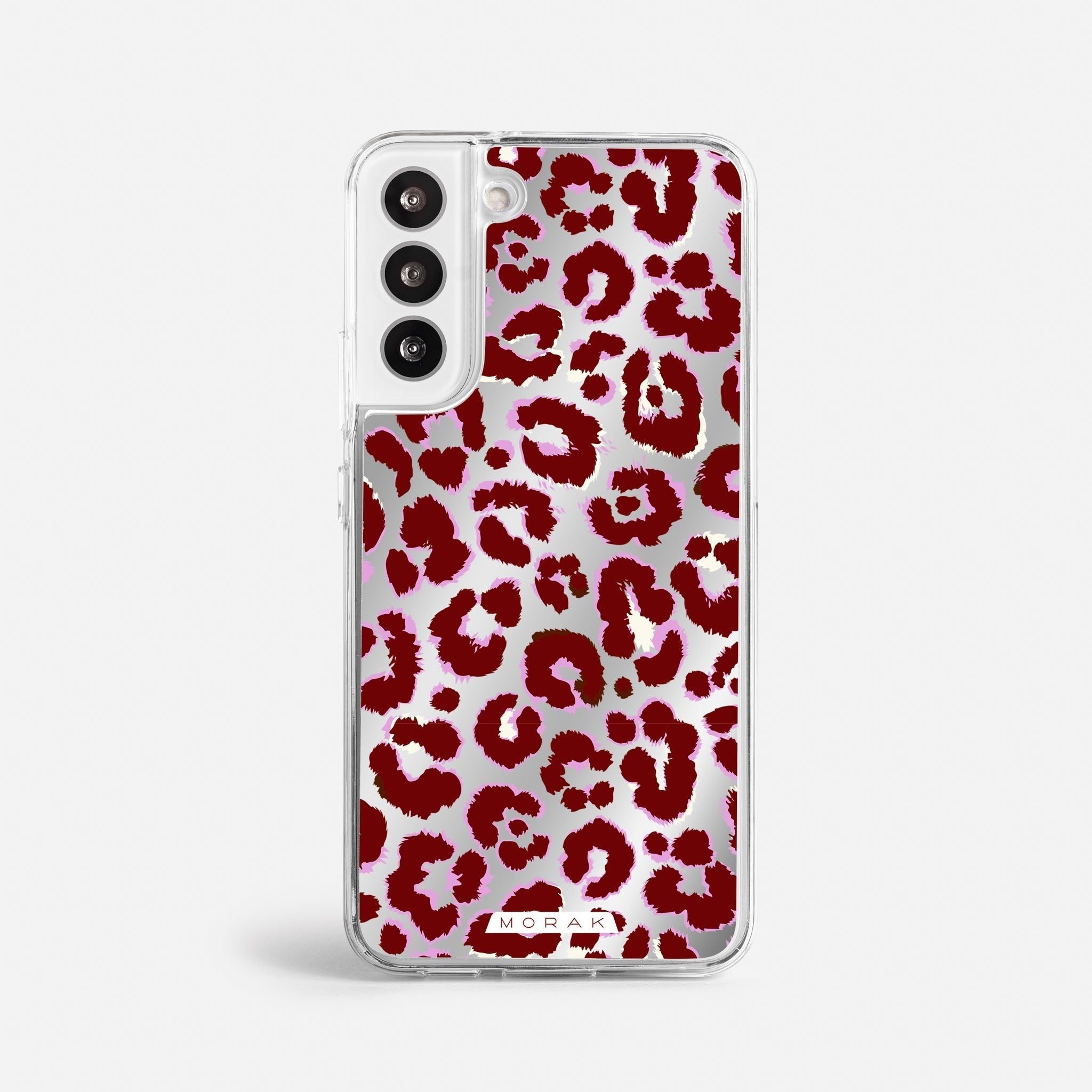 Case Funda Leopardo - Espejo Premium Para iPhone 17-12 Samsung S26-S22