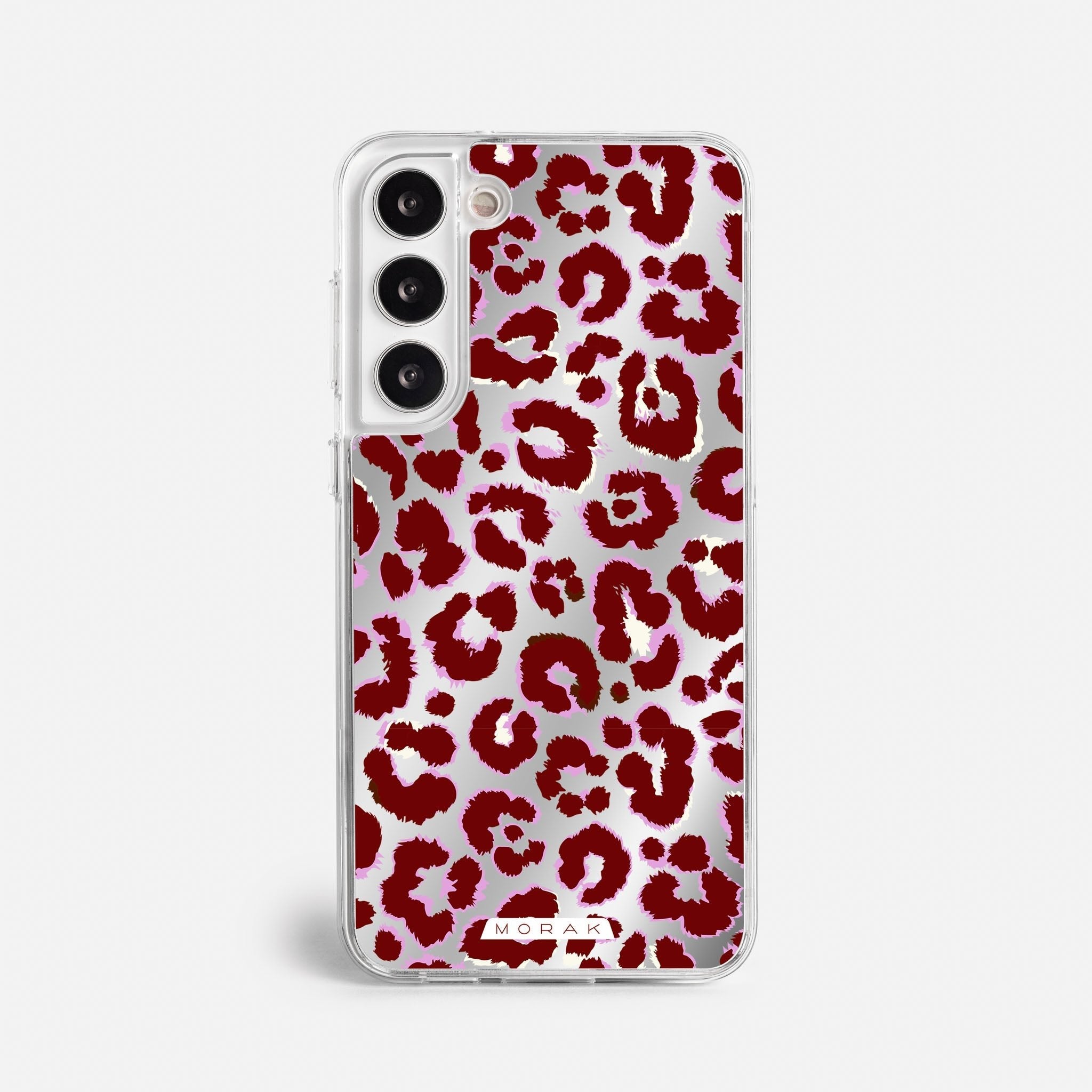 Case Funda Leopardo - Espejo Premium Para iPhone 17-12 Samsung S26-S22