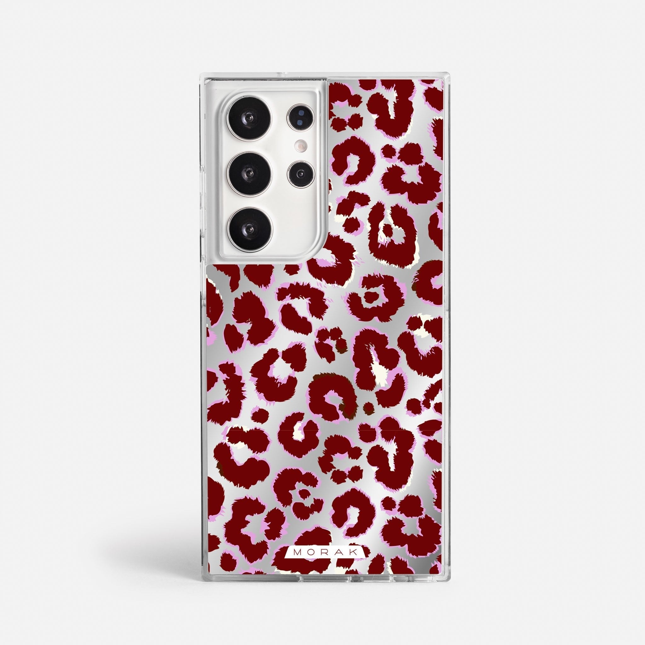Case Funda Leopardo - Espejo Premium Para iPhone 17-12 Samsung S26-S22