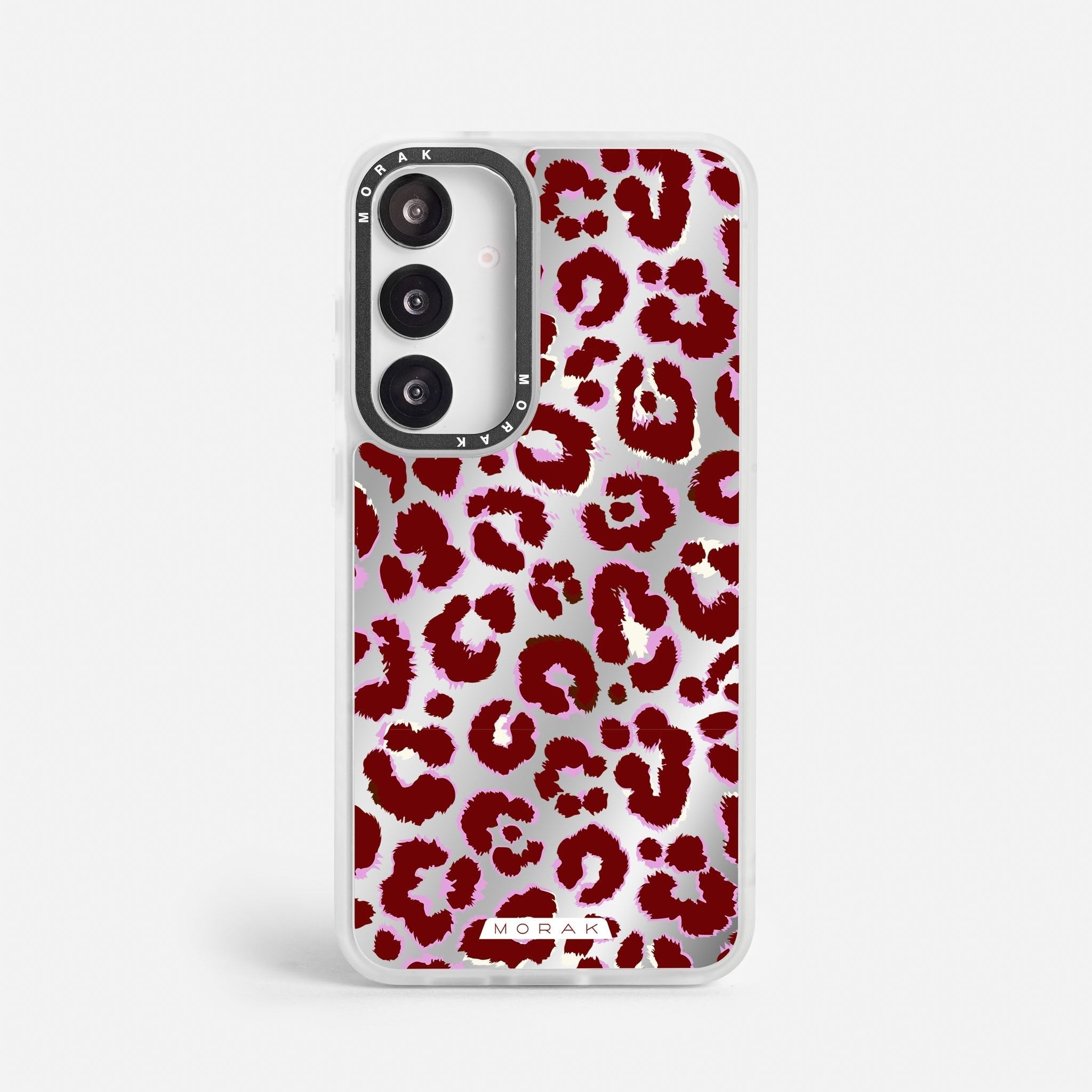Case Funda Leopardo - Espejo Premium Para iPhone 17-12 Samsung S26-S22