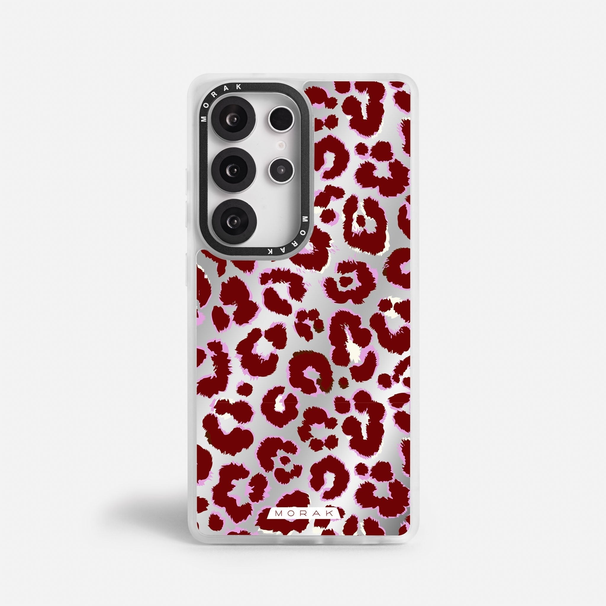 Case Funda Leopardo - Espejo Premium Para iPhone 17-12 Samsung S26-S22