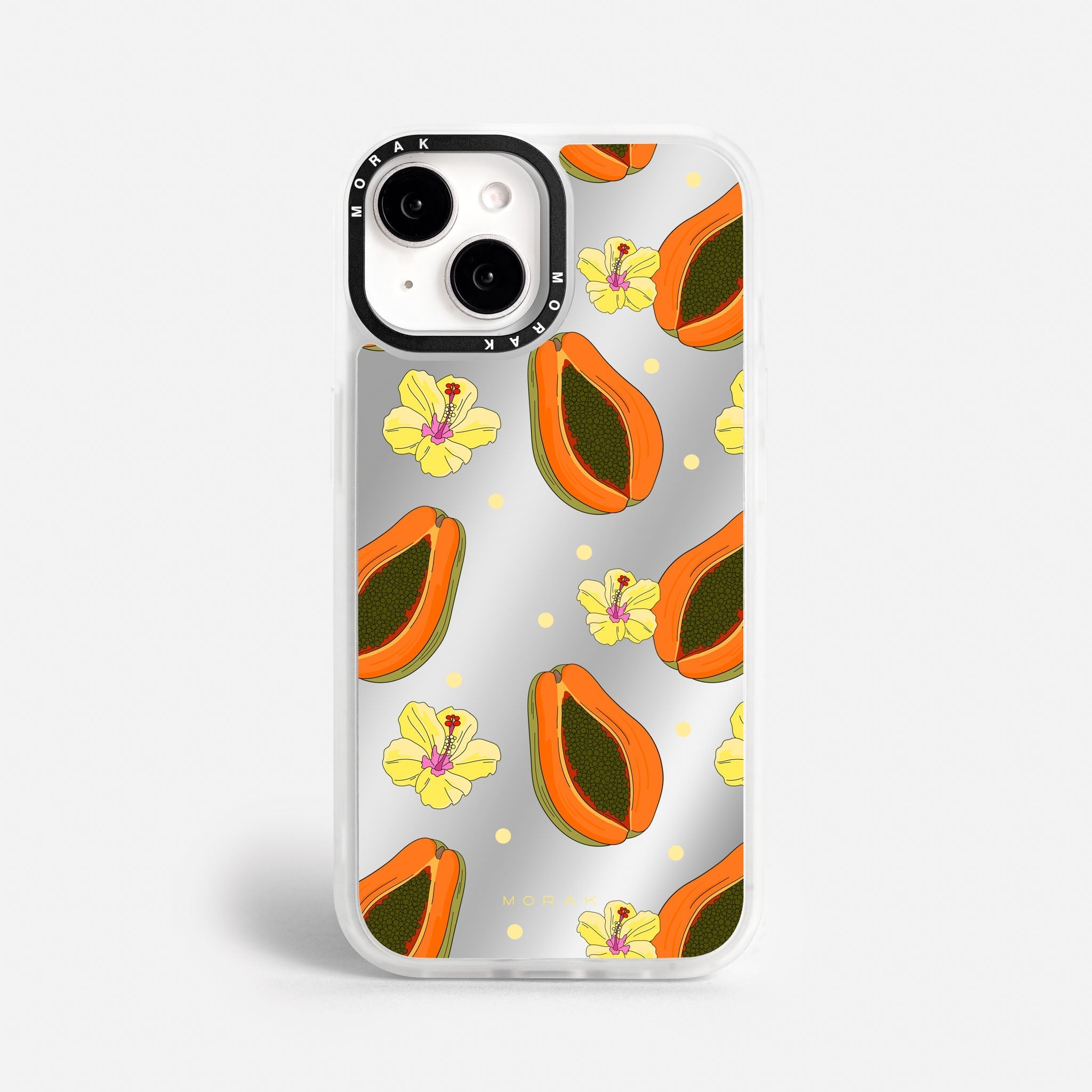 Case Funda Papaya party - Espejo Premium Para iPhone 17-12 Samsung S26-S22