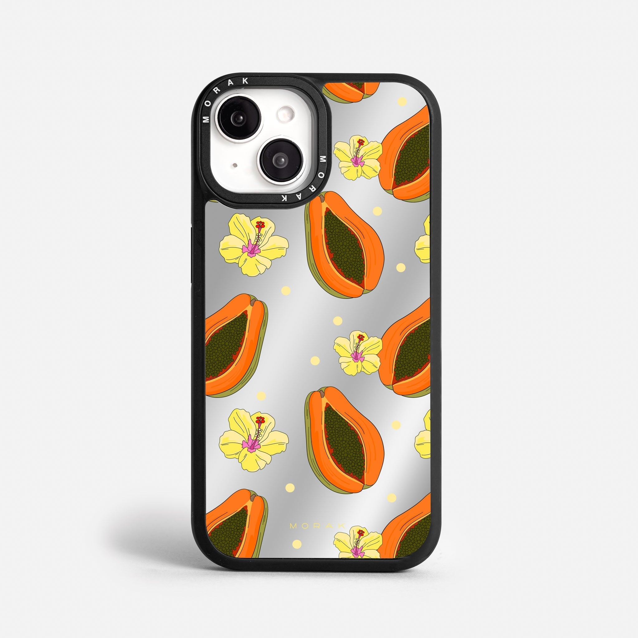 Case Funda Papaya party - Espejo Premium Para iPhone 17-12 Samsung S26-S22
