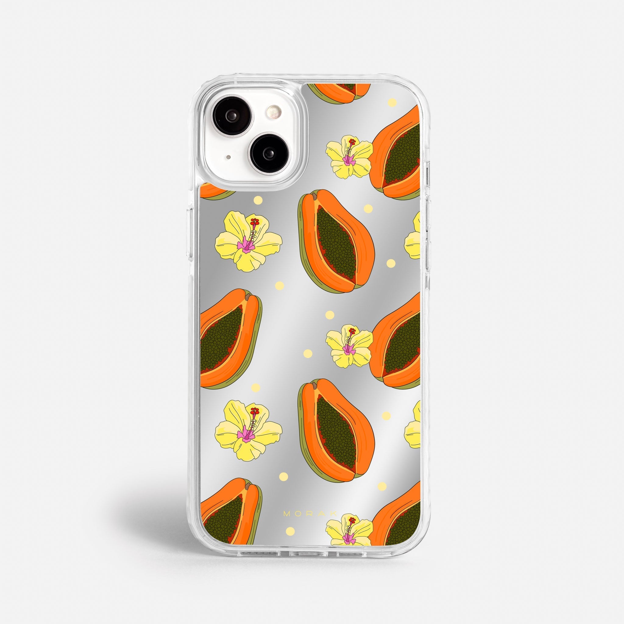Case Funda Papaya party - Espejo Premium Para iPhone 17-12 Samsung S26-S22