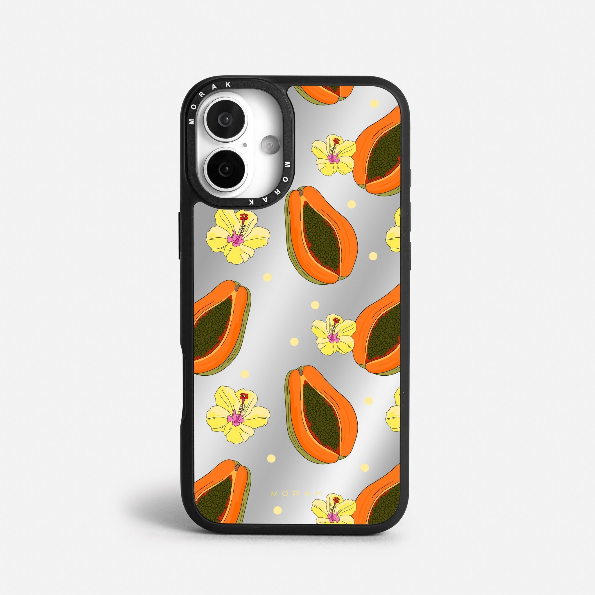 Case Funda Papaya party - Espejo Premium Para iPhone 17-12 Samsung S26-S22