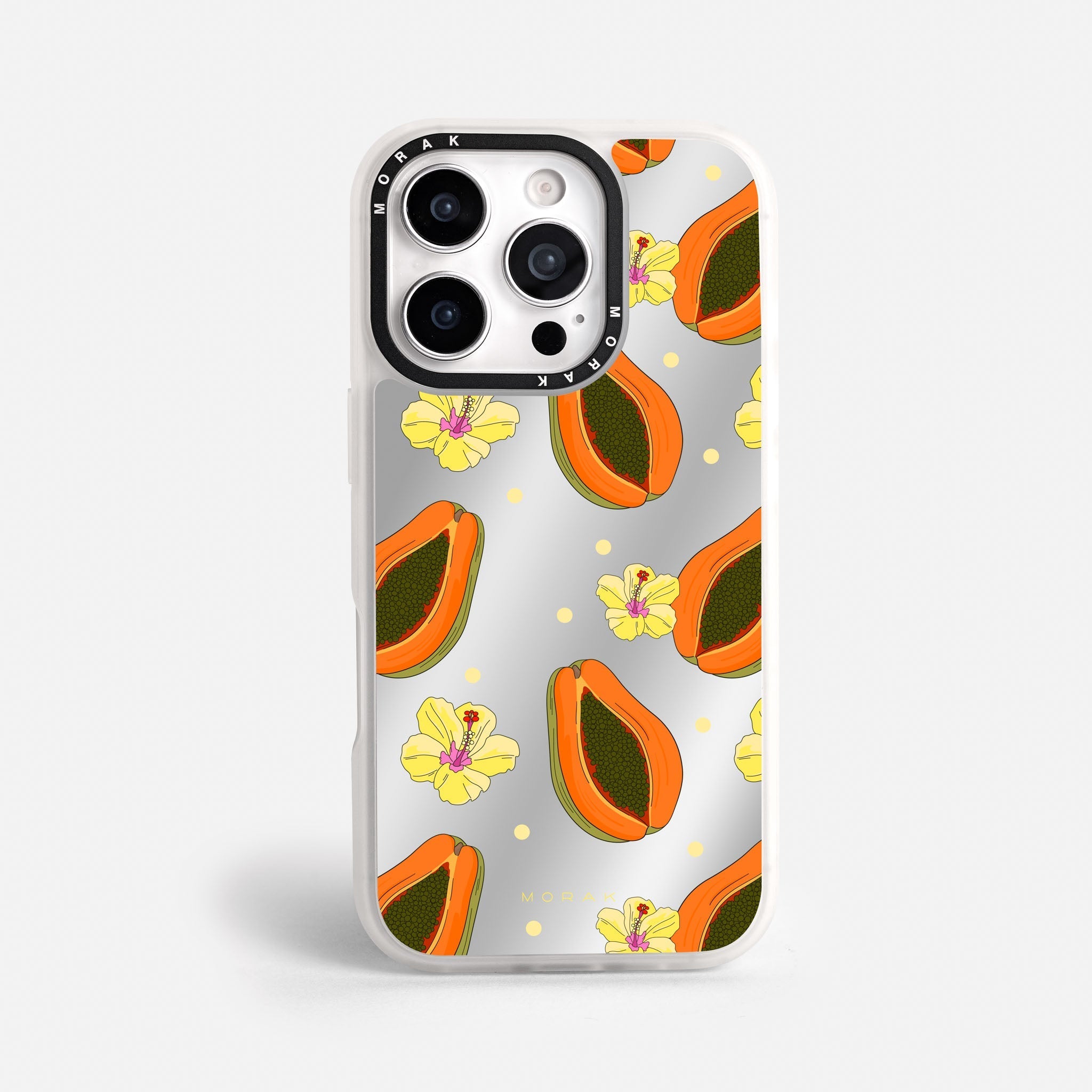 Case Funda Papaya party - Espejo Premium Para iPhone 17-12 Samsung S26-S22