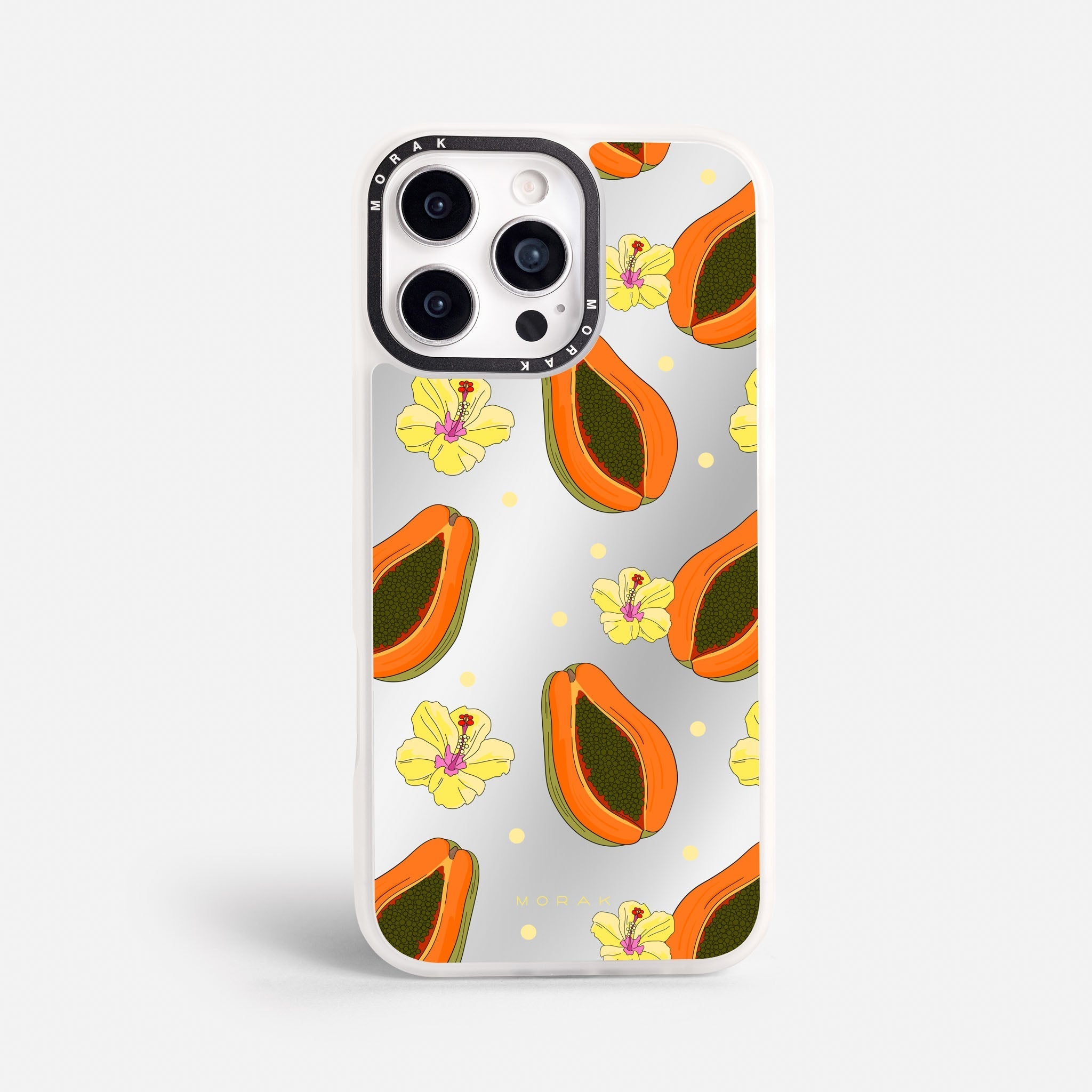Case Funda Papaya party - Espejo Premium Para iPhone 17-12 Samsung S26-S22