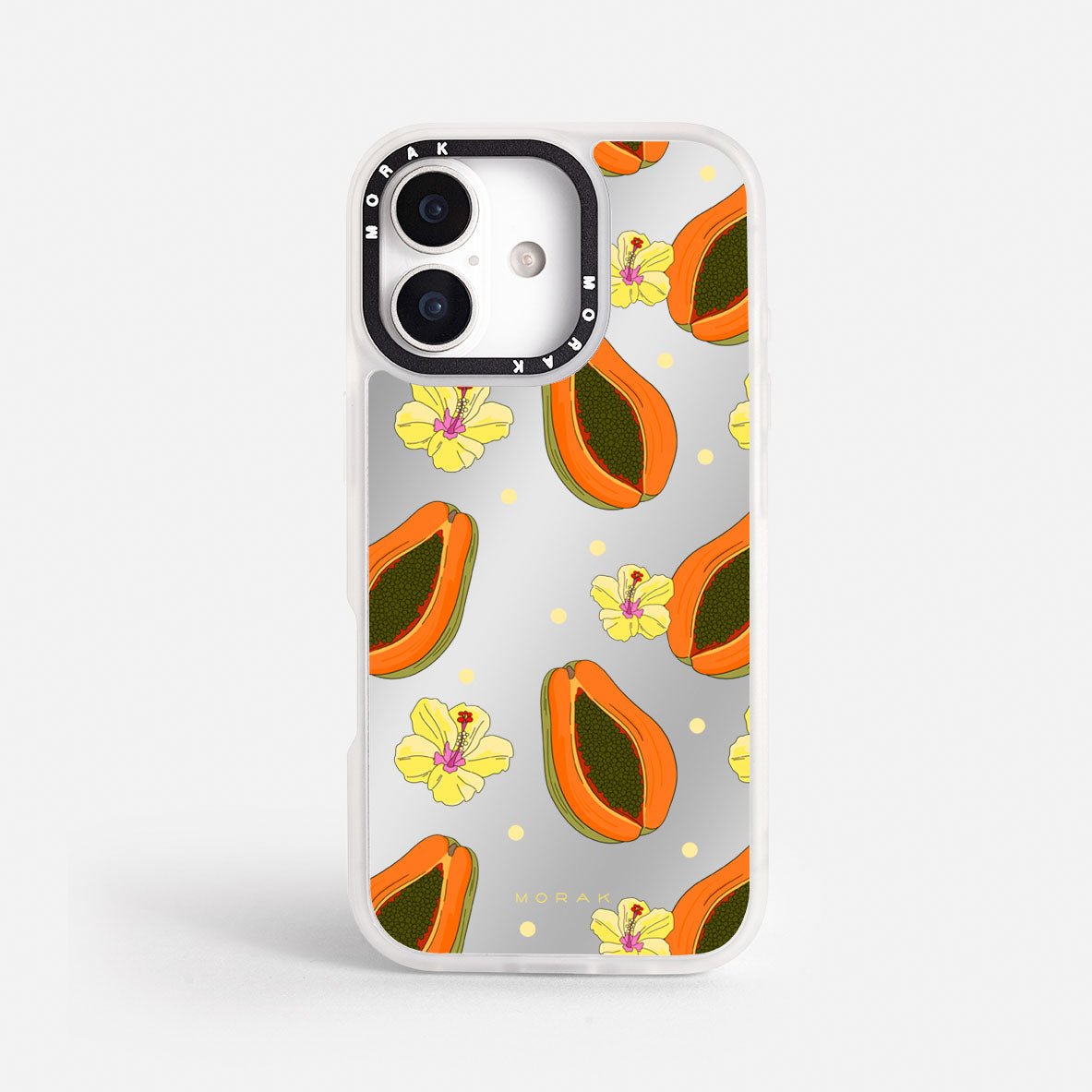 Case Funda Papaya party - Espejo Premium Para iPhone 17-12 Samsung S26-S22