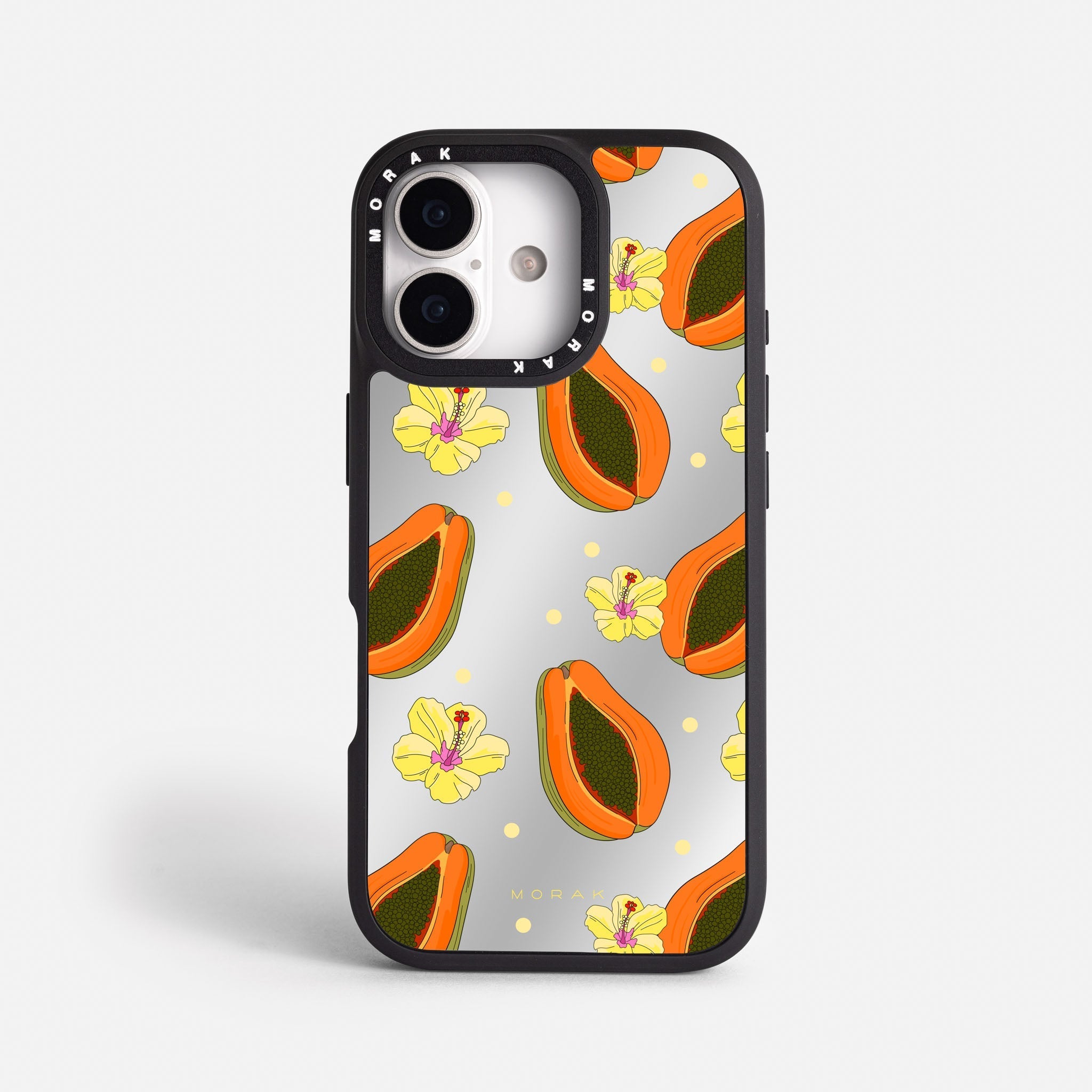 Case Funda Papaya party - Espejo Premium Para iPhone 17-12 Samsung S26-S22