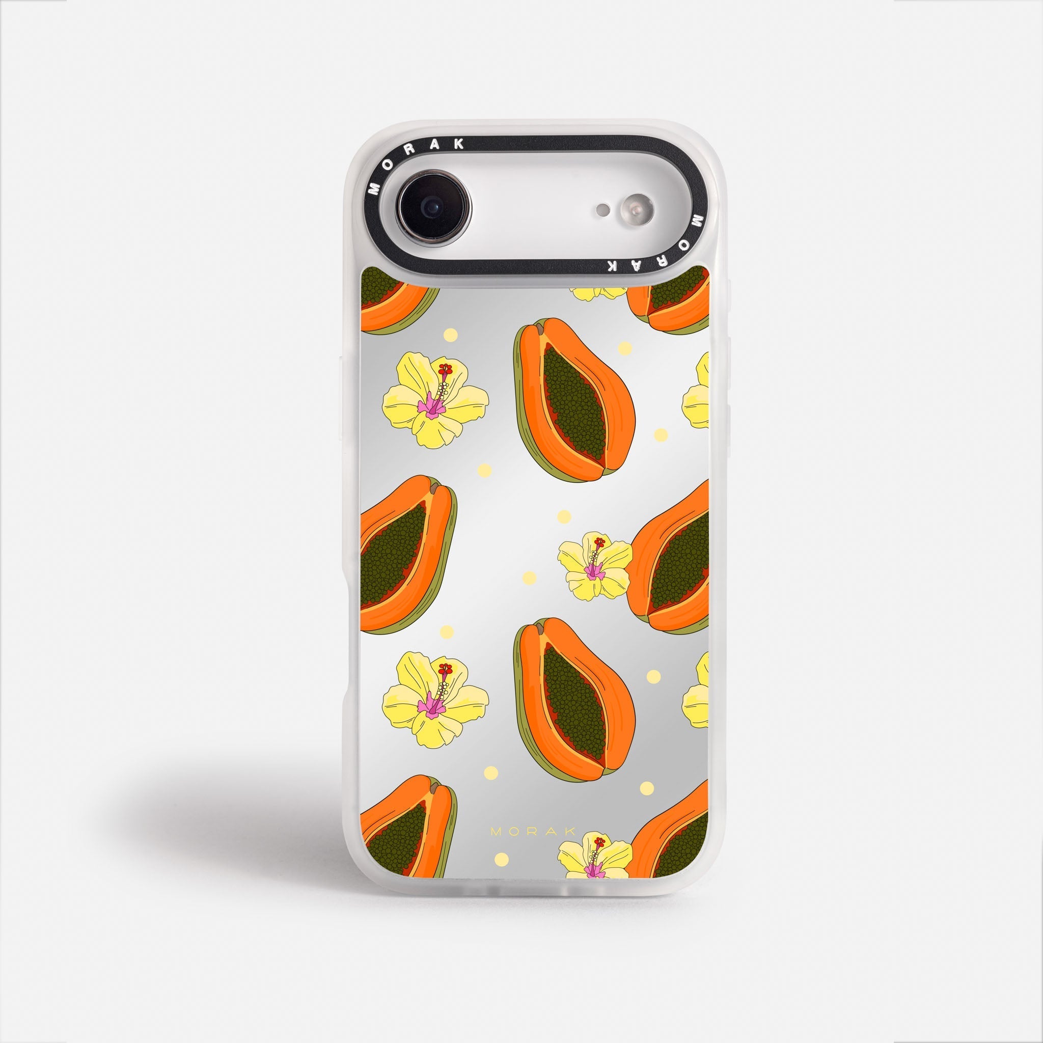 Case Funda Papaya party - Espejo Premium Para iPhone 17-12 Samsung S26-S22