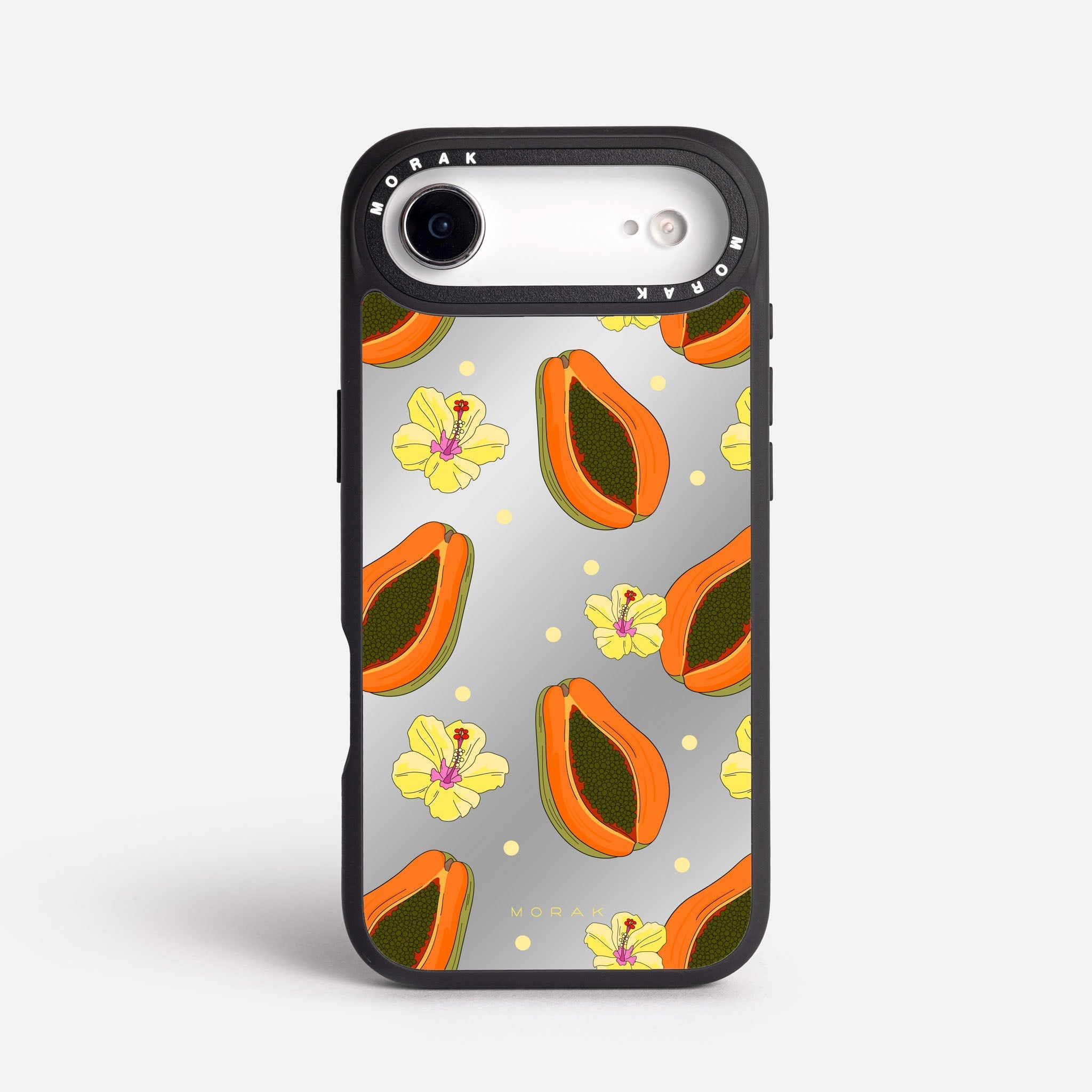 Case Funda Papaya party - Espejo Premium Para iPhone 17-12 Samsung S26-S22