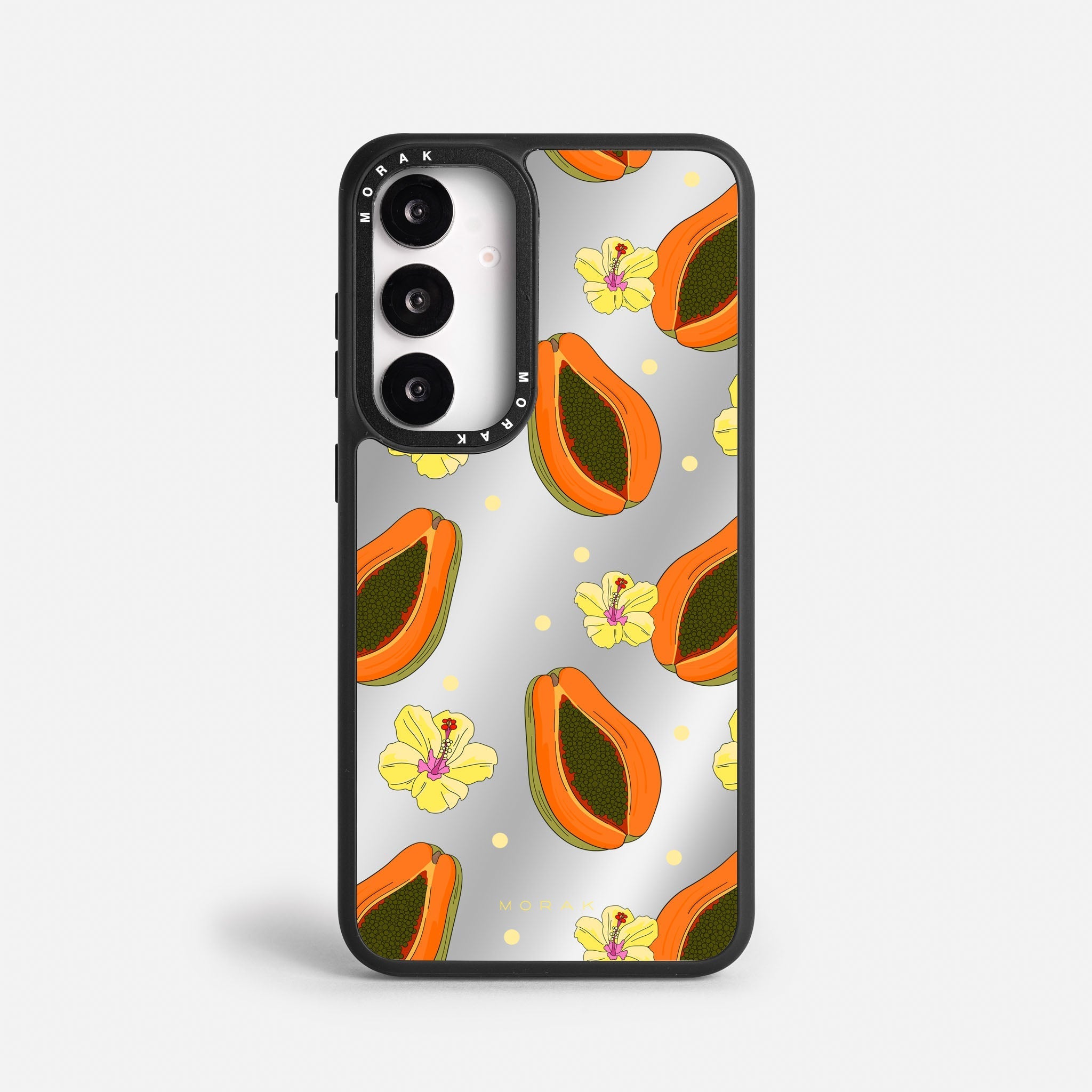 Case Funda Papaya party - Espejo Premium Para iPhone 17-12 Samsung S26-S22