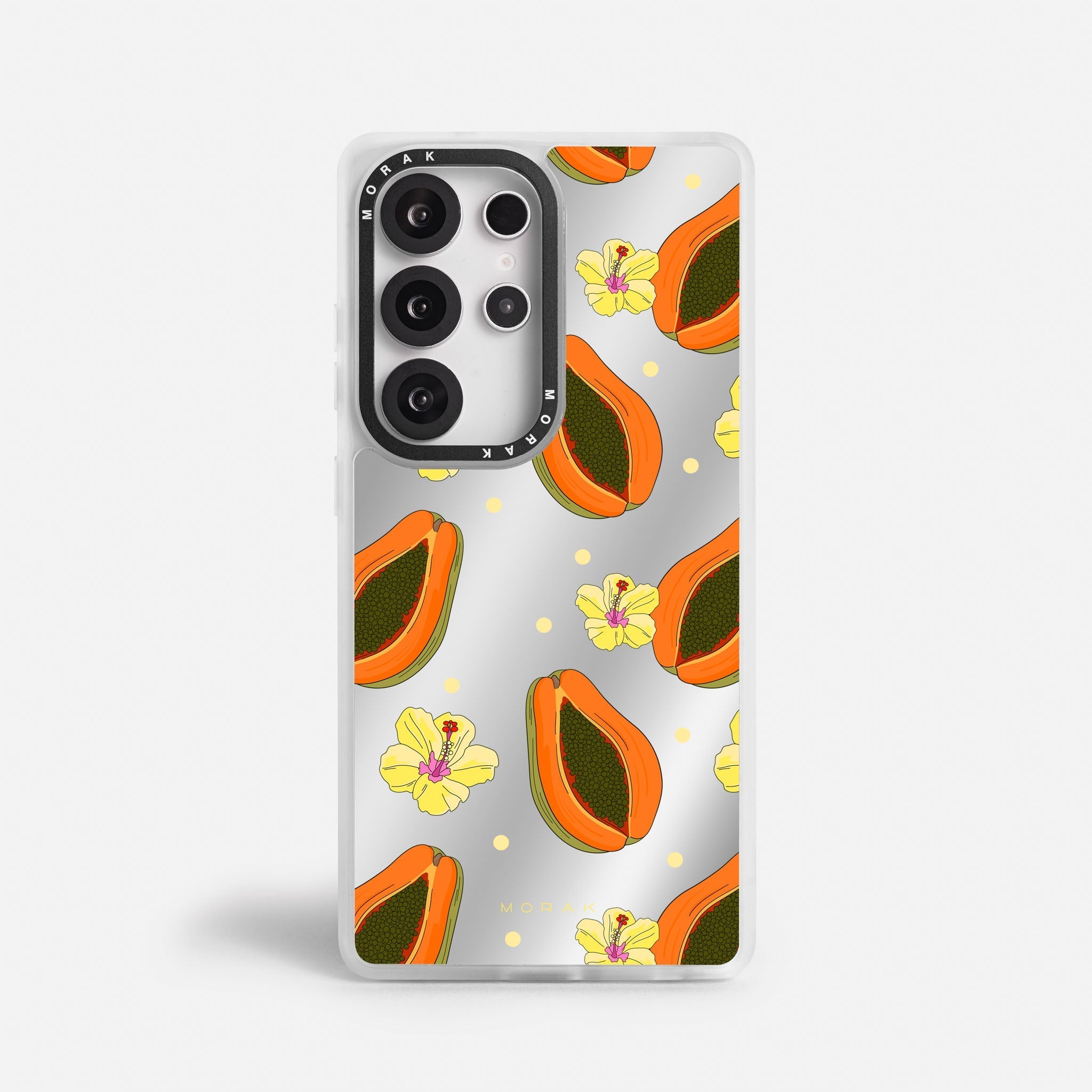 Case Funda Papaya party - Espejo Premium Para iPhone 17-12 Samsung S26-S22