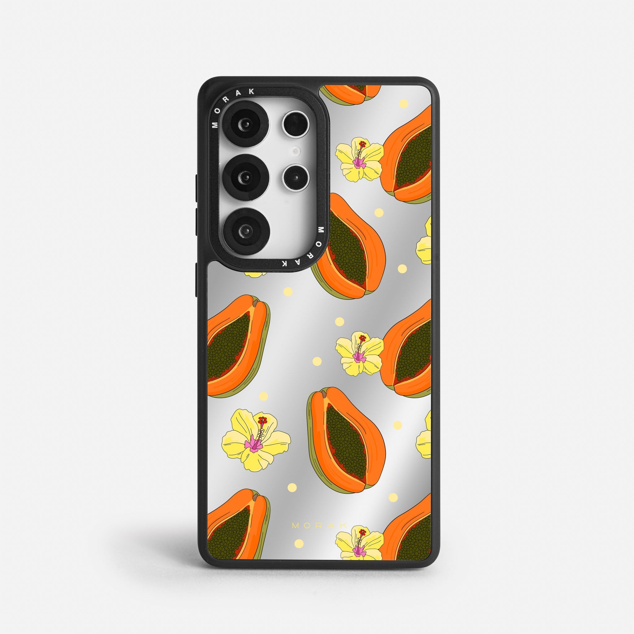 Case Funda Papaya party - Espejo Premium Para iPhone 17-12 Samsung S26-S22