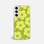 Case Retro Flowers - Blanco Premium – Protección antigolpe | Diseño colombiano | Morak