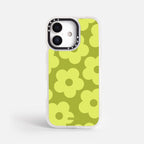 Case Retro Flowers - Blanco Premium – Protección antigolpe | Diseño colombiano | Morak