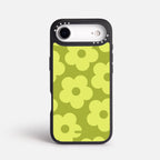 Case Retro Flowers - Blanco Premium – Protección antigolpe | Diseño colombiano | Morak