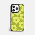 Case Retro Flowers - Blanco Premium – Protección antigolpe | Diseño colombiano | Morak
