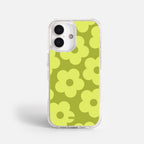 Case Retro Flowers - Blanco Premium – Protección antigolpe | Diseño colombiano | Morak