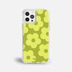 Case Retro Flowers - Blanco Premium – Protección antigolpe | Diseño colombiano | Morak