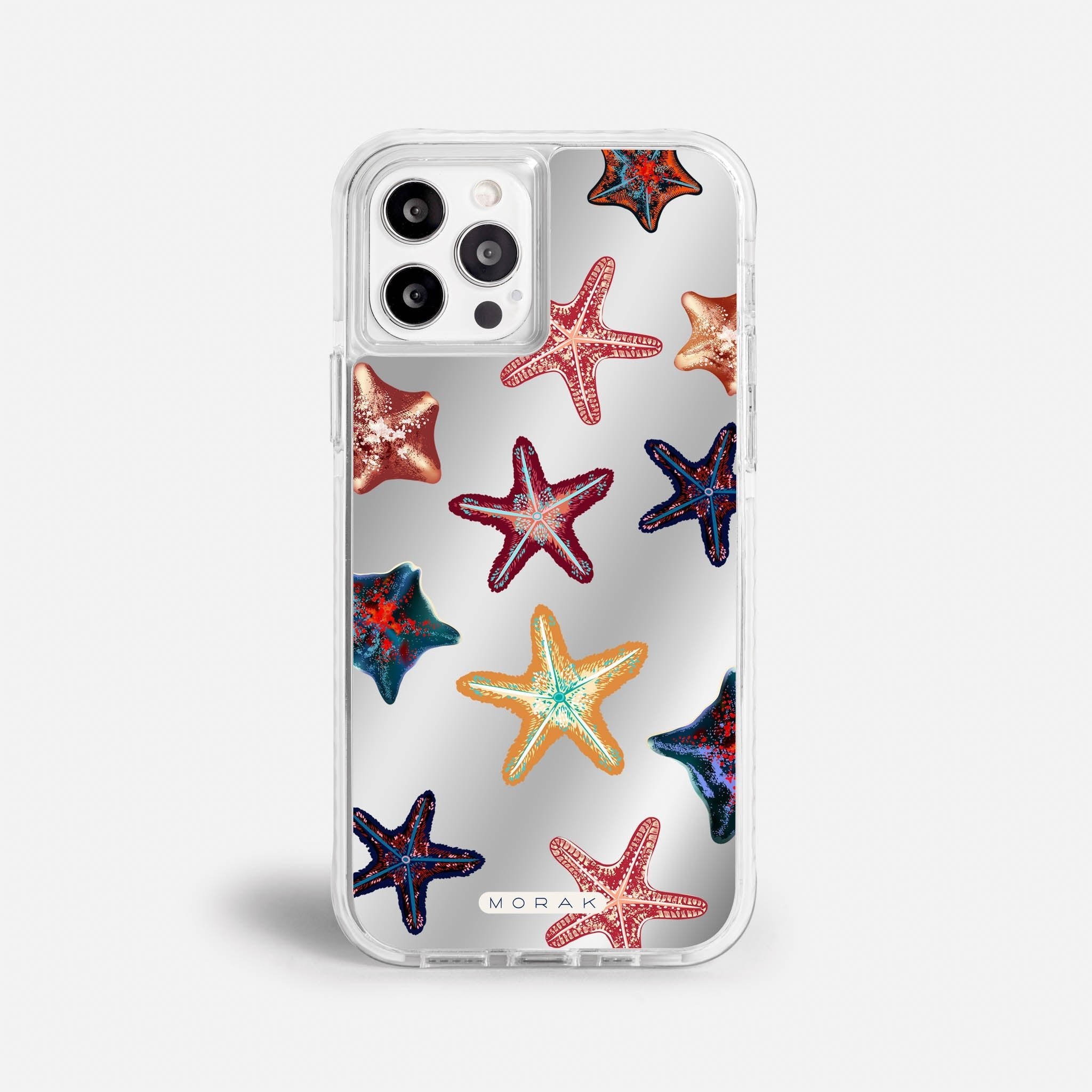 Case Funda Starfish Pop - Espejo Premium Para iPhone 17-12 Samsung S26-S22