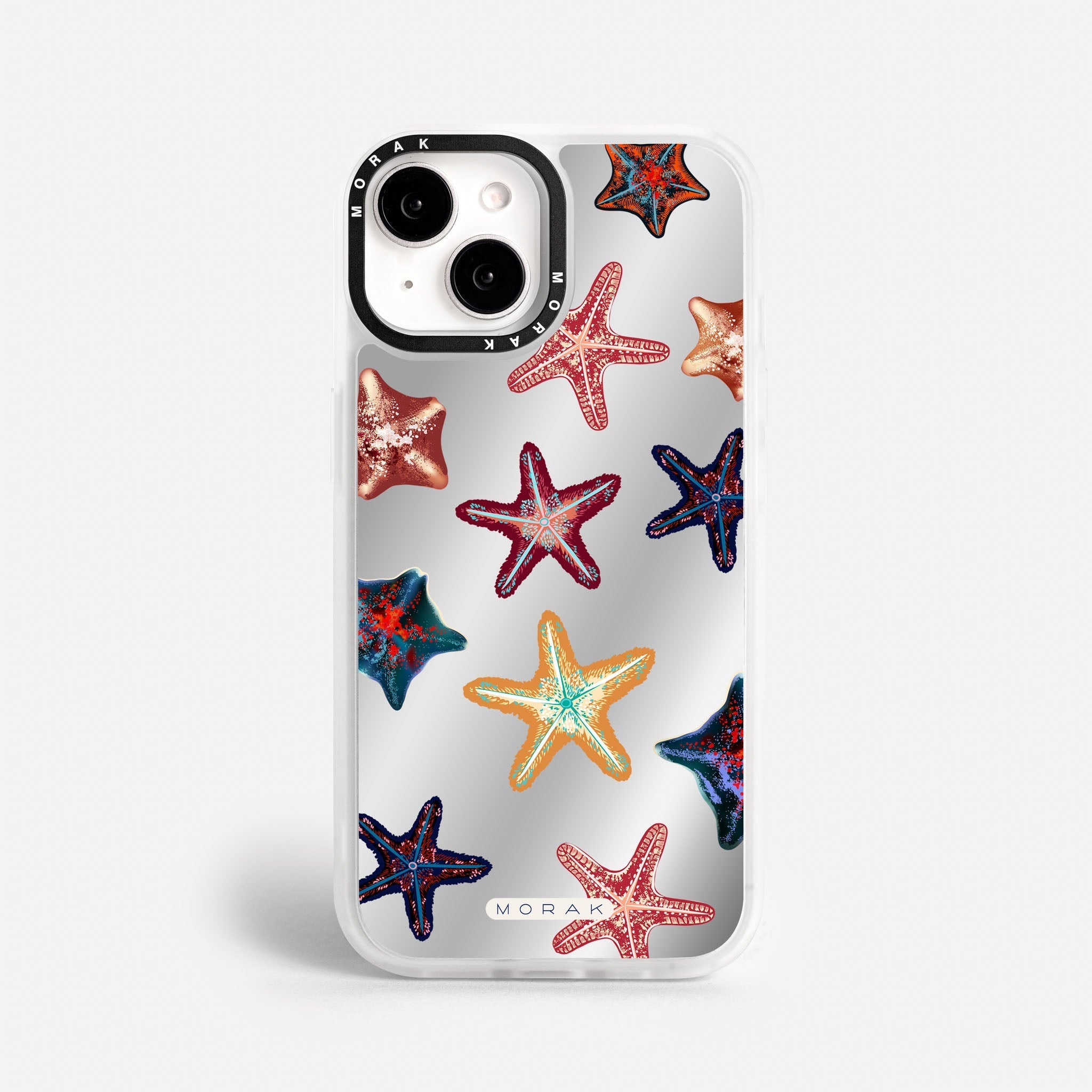 Case Funda Starfish Pop - Espejo Premium Para iPhone 17-12 Samsung S26-S22