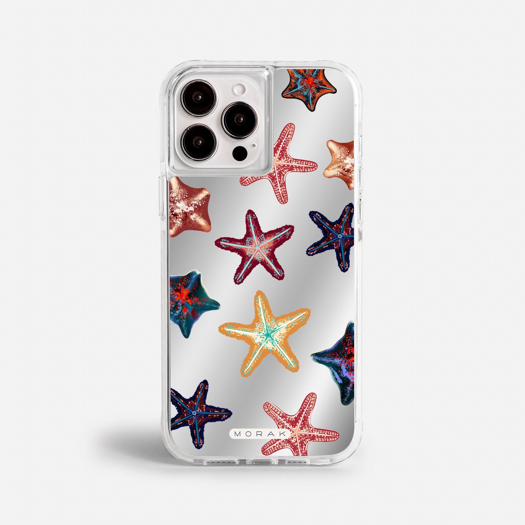 Case Funda Starfish Pop - Espejo Premium Para iPhone 17-12 Samsung S26-S22