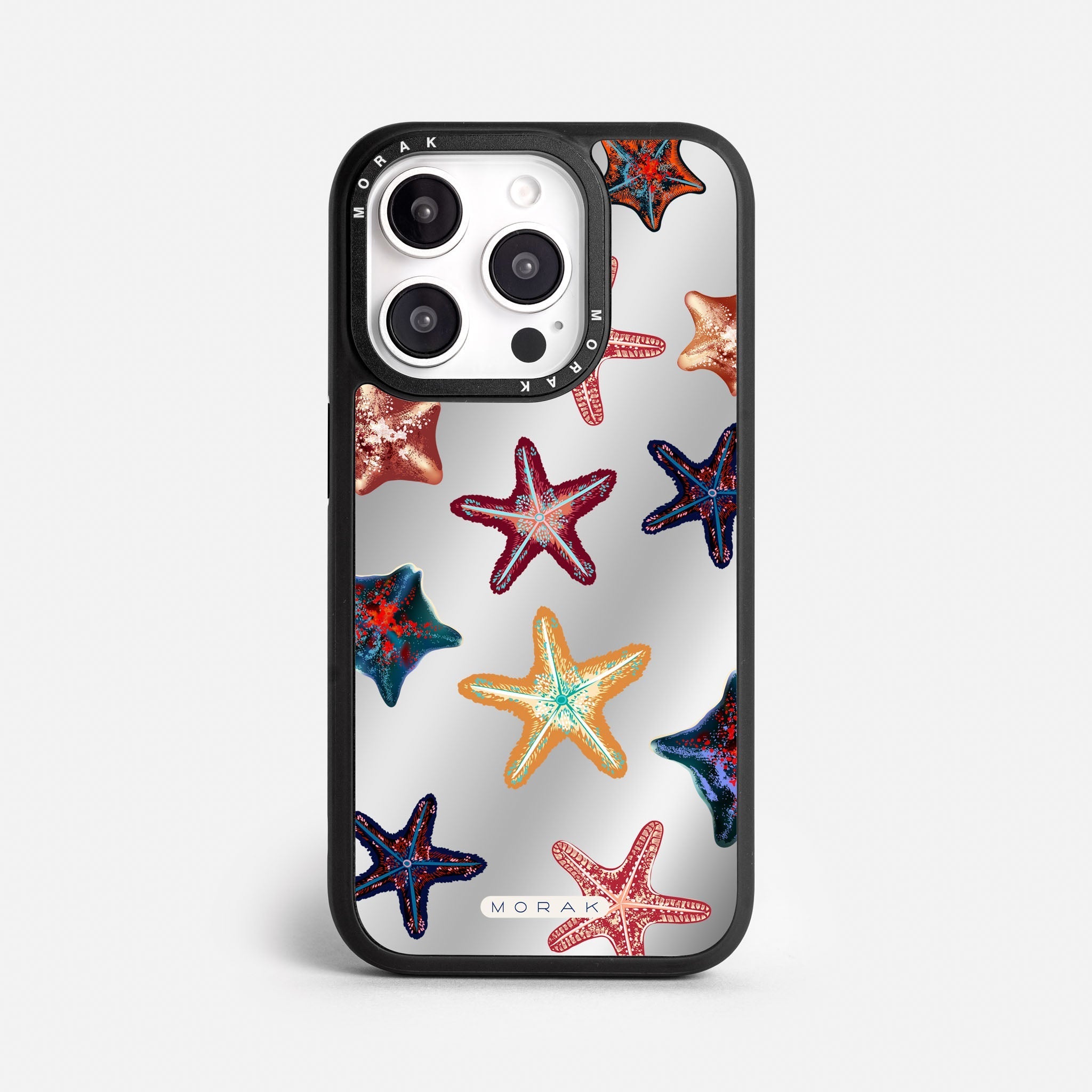Case Funda Starfish Pop - Espejo Premium Para iPhone 17-12 Samsung S26-S22