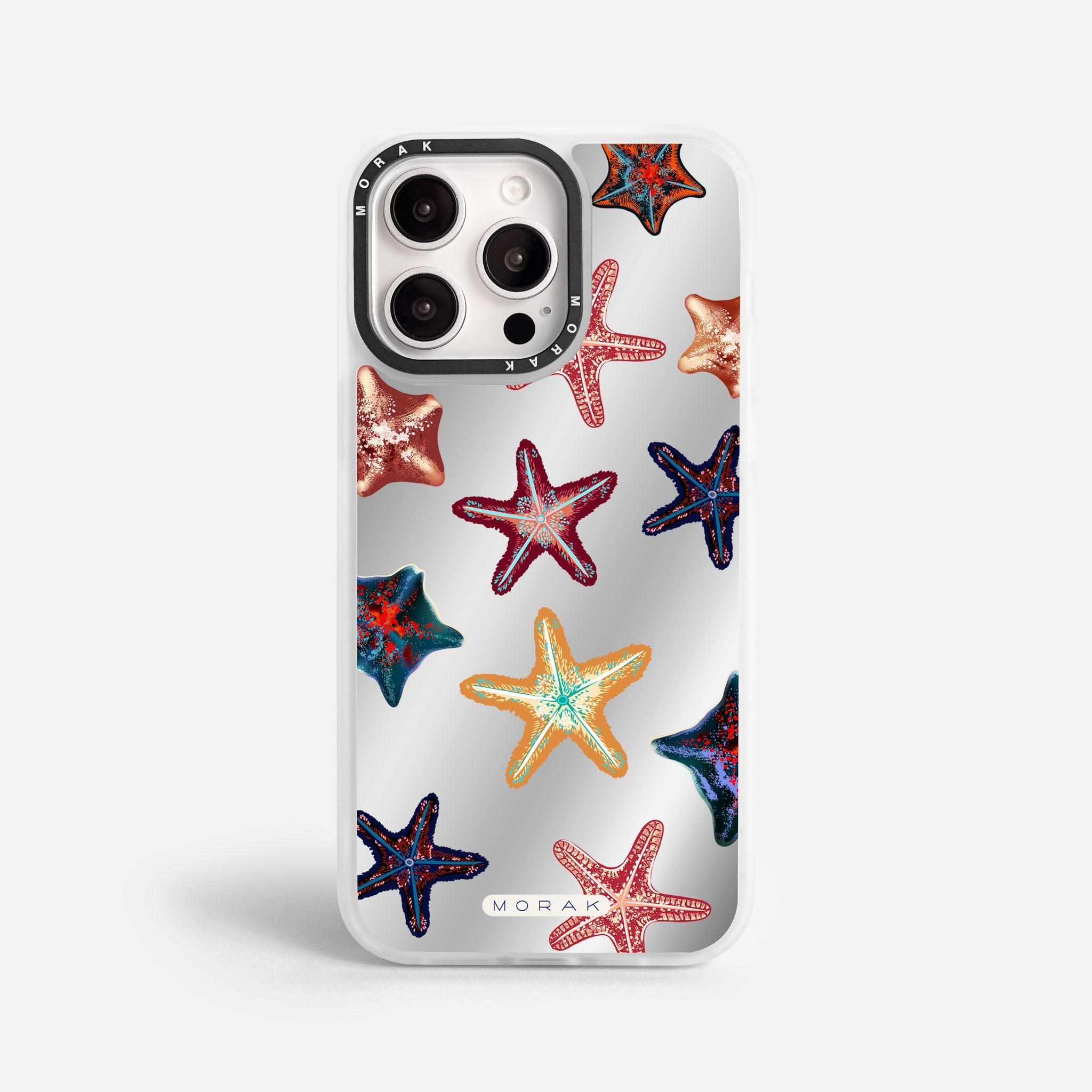 Case Funda Starfish Pop - Espejo Premium Para iPhone 17-12 Samsung S26-S22