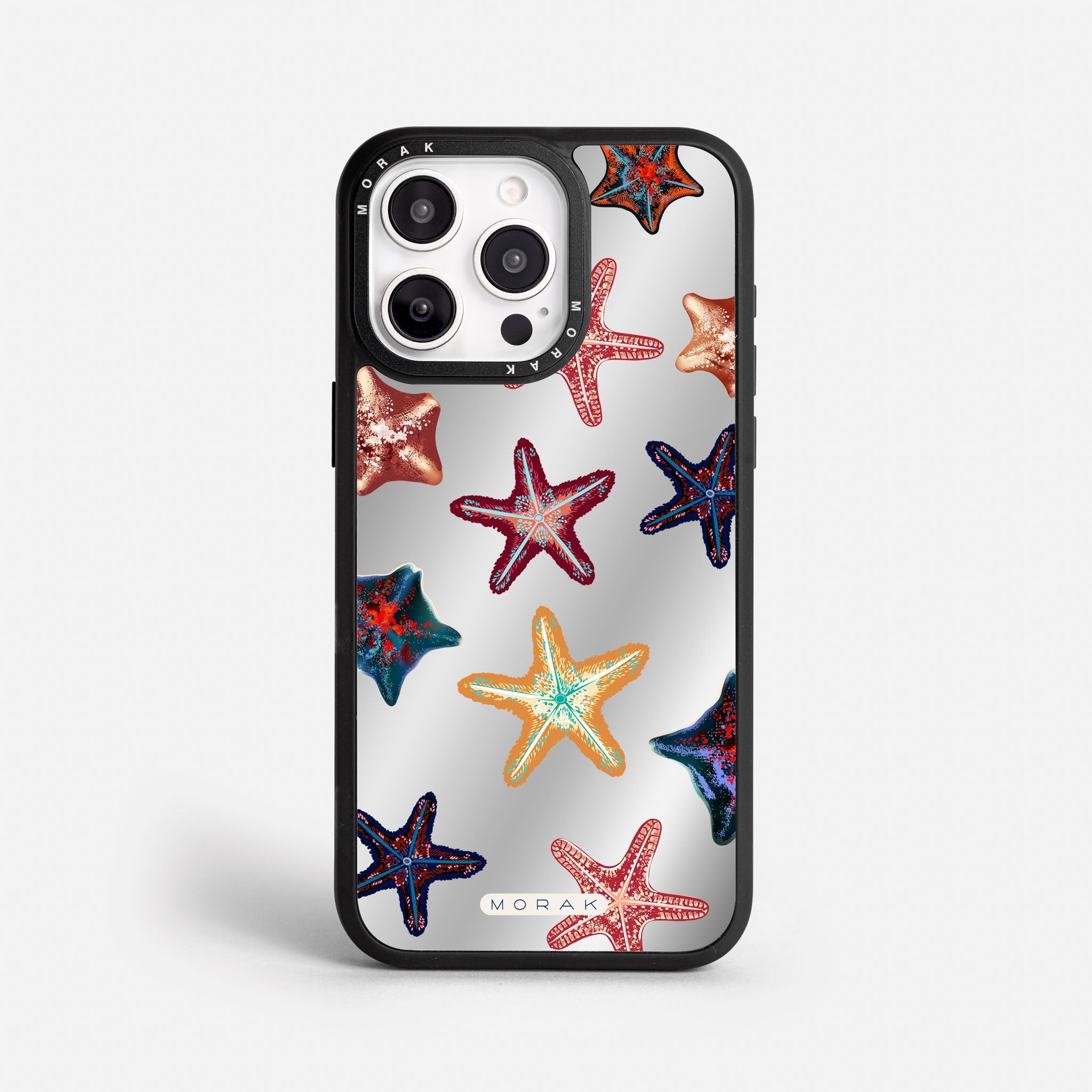 Case Funda Starfish Pop - Espejo Premium Para iPhone 17-12 Samsung S26-S22