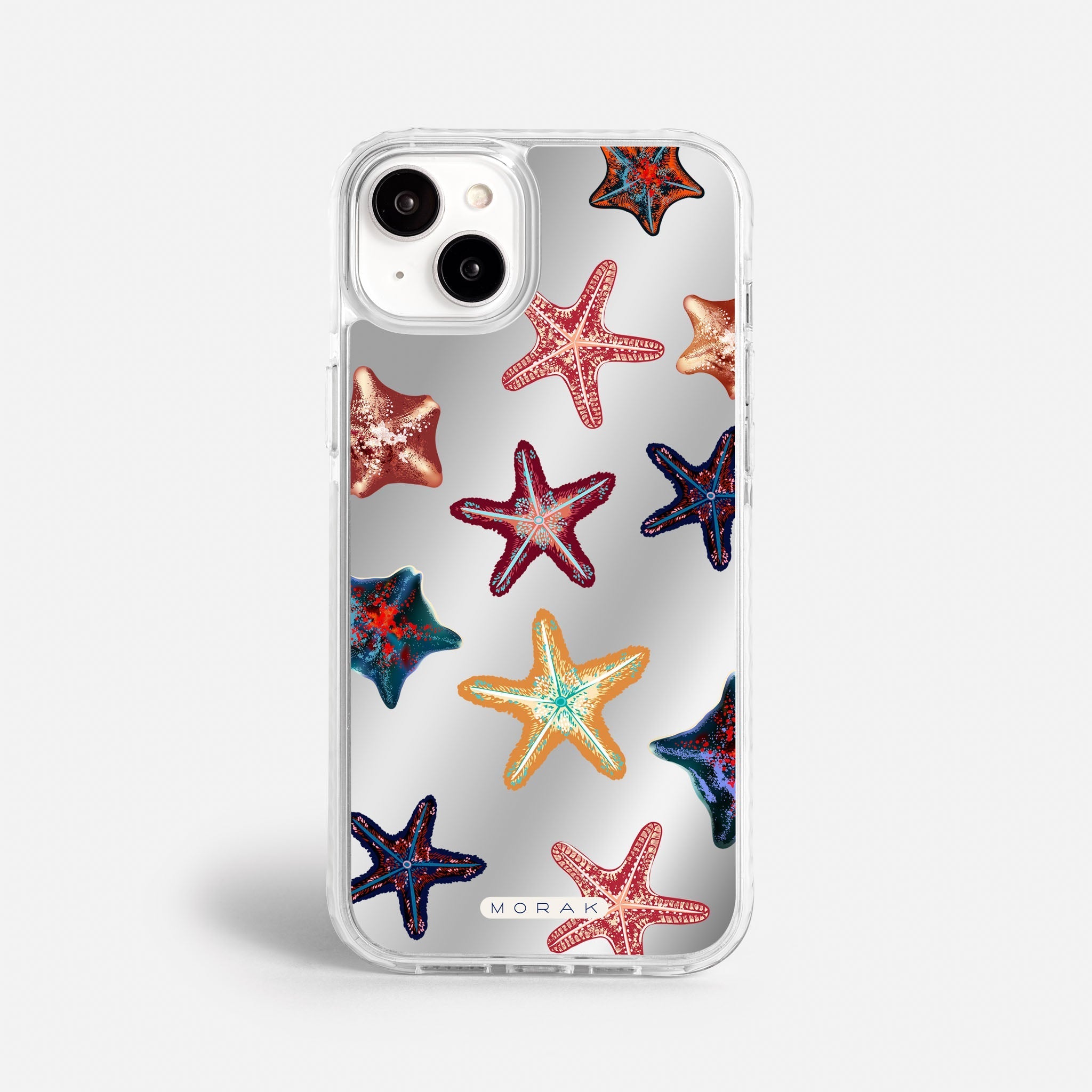Case Funda Starfish Pop - Espejo Premium Para iPhone 17-12 Samsung S26-S22