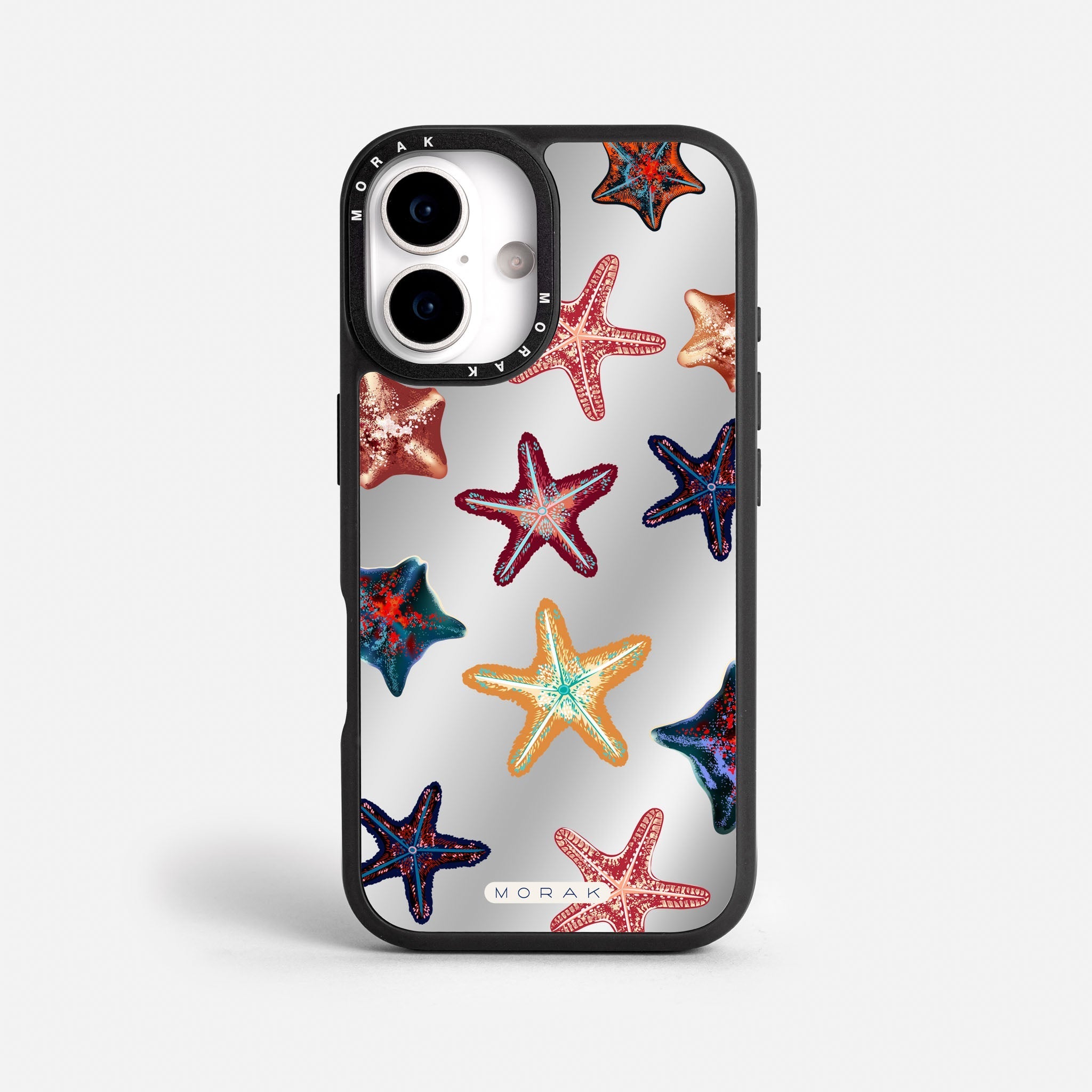 Case Funda Starfish Pop - Espejo Premium Para iPhone 17-12 Samsung S26-S22