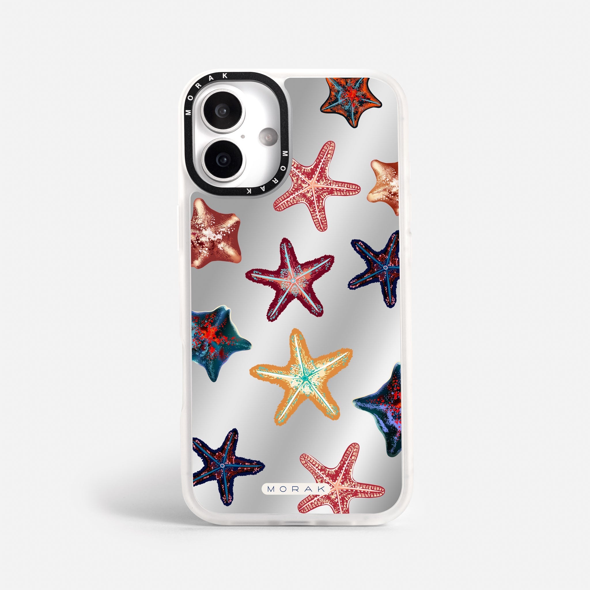 Case Funda Starfish Pop - Espejo Premium Para iPhone 17-12 Samsung S26-S22