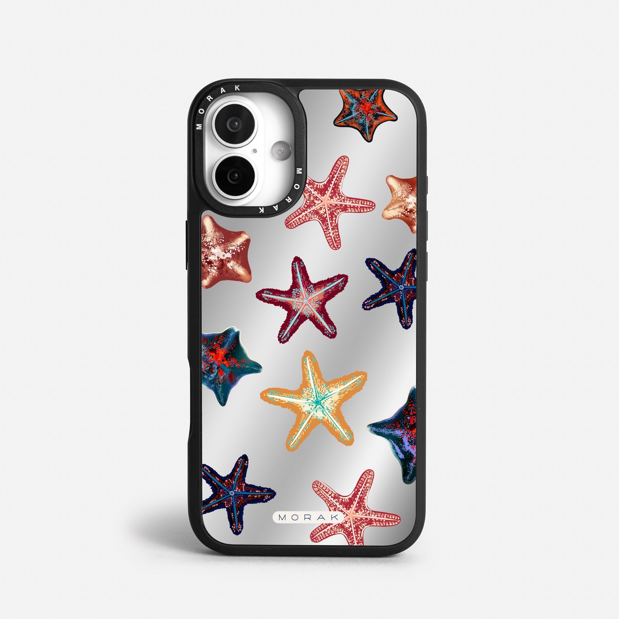 Case Funda Starfish Pop - Espejo Premium Para iPhone 17-12 Samsung S26-S22