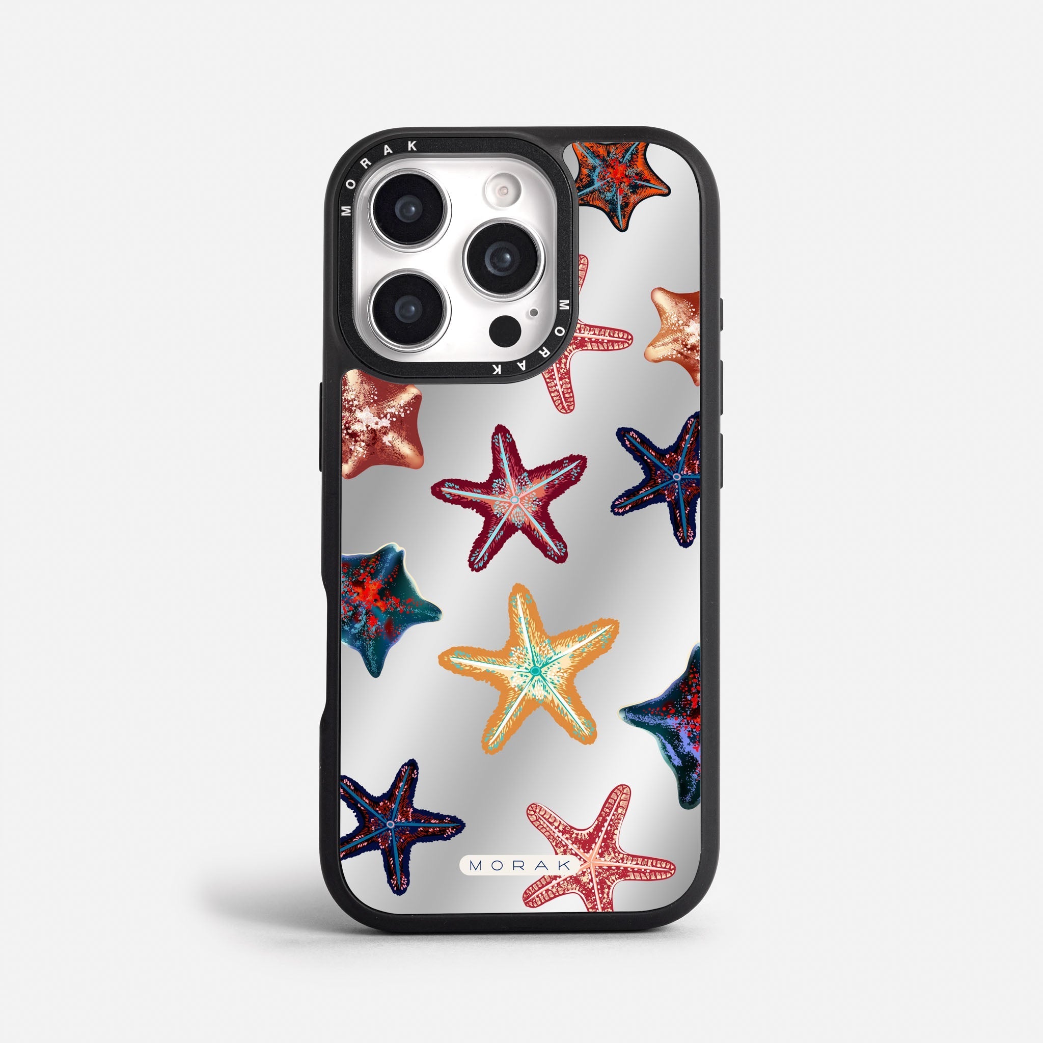 Case Funda Starfish Pop - Espejo Premium Para iPhone 17-12 Samsung S26-S22