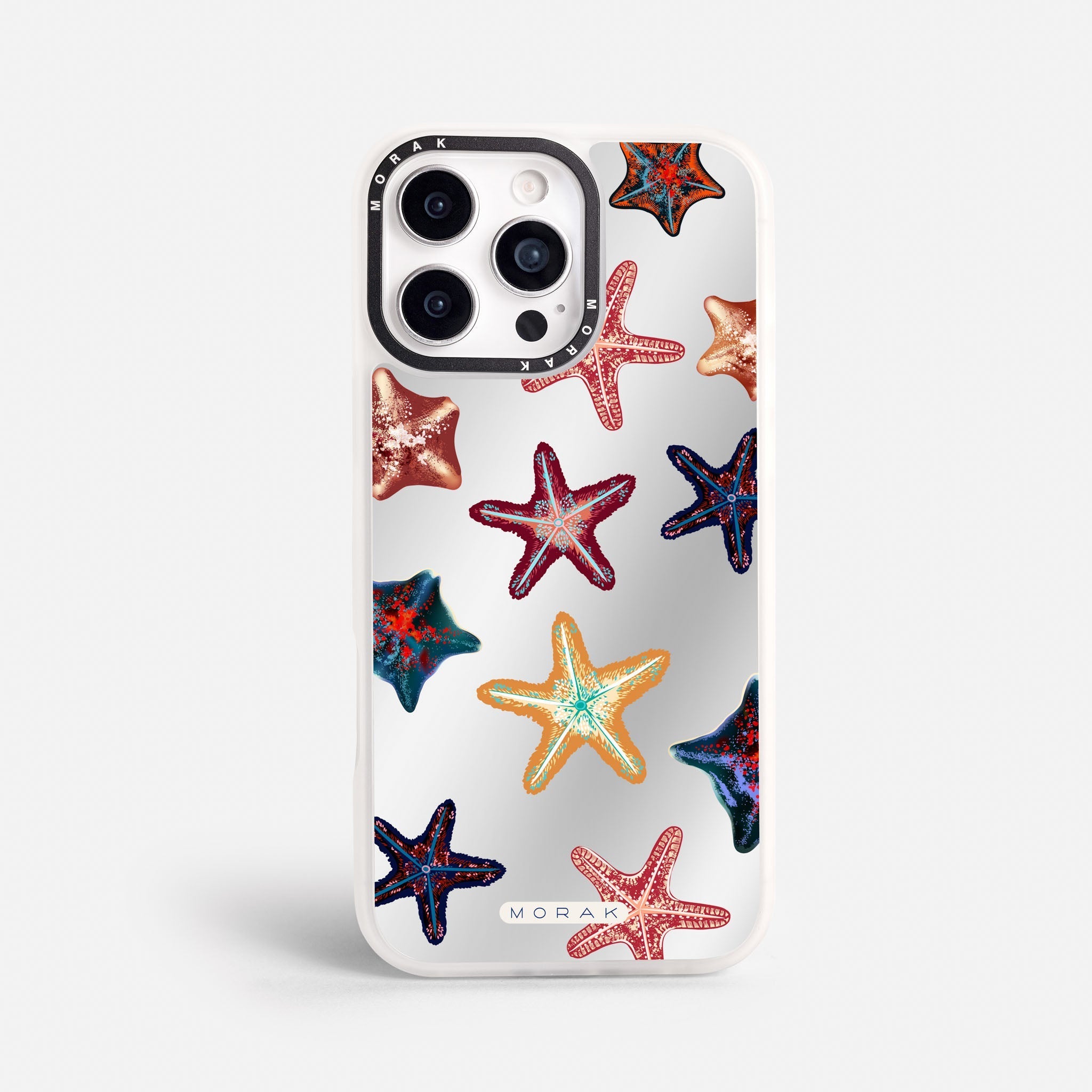 Case Funda Starfish Pop - Espejo Premium Para iPhone 17-12 Samsung S26-S22