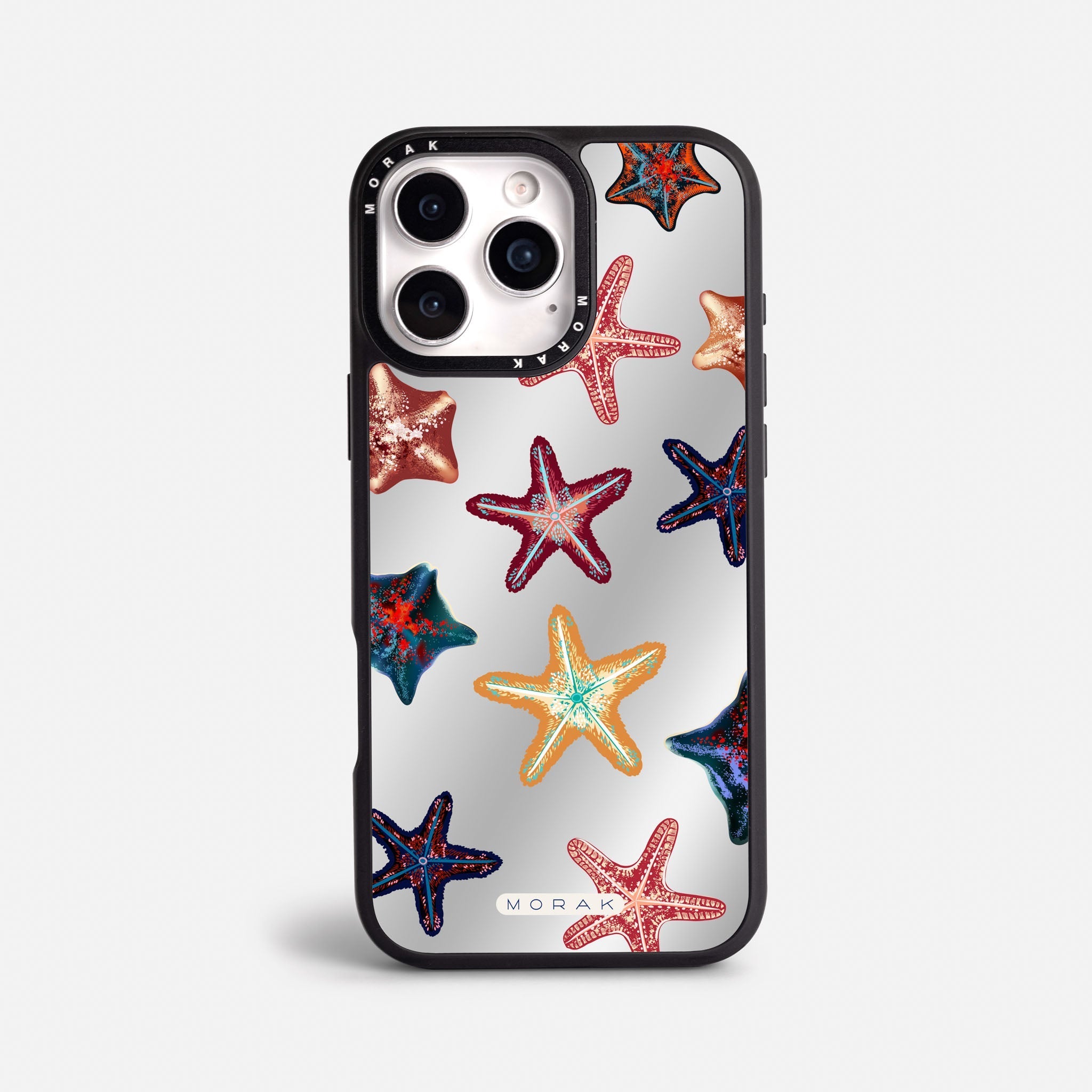 Case Funda Starfish Pop - Espejo Premium Para iPhone 17-12 Samsung S26-S22
