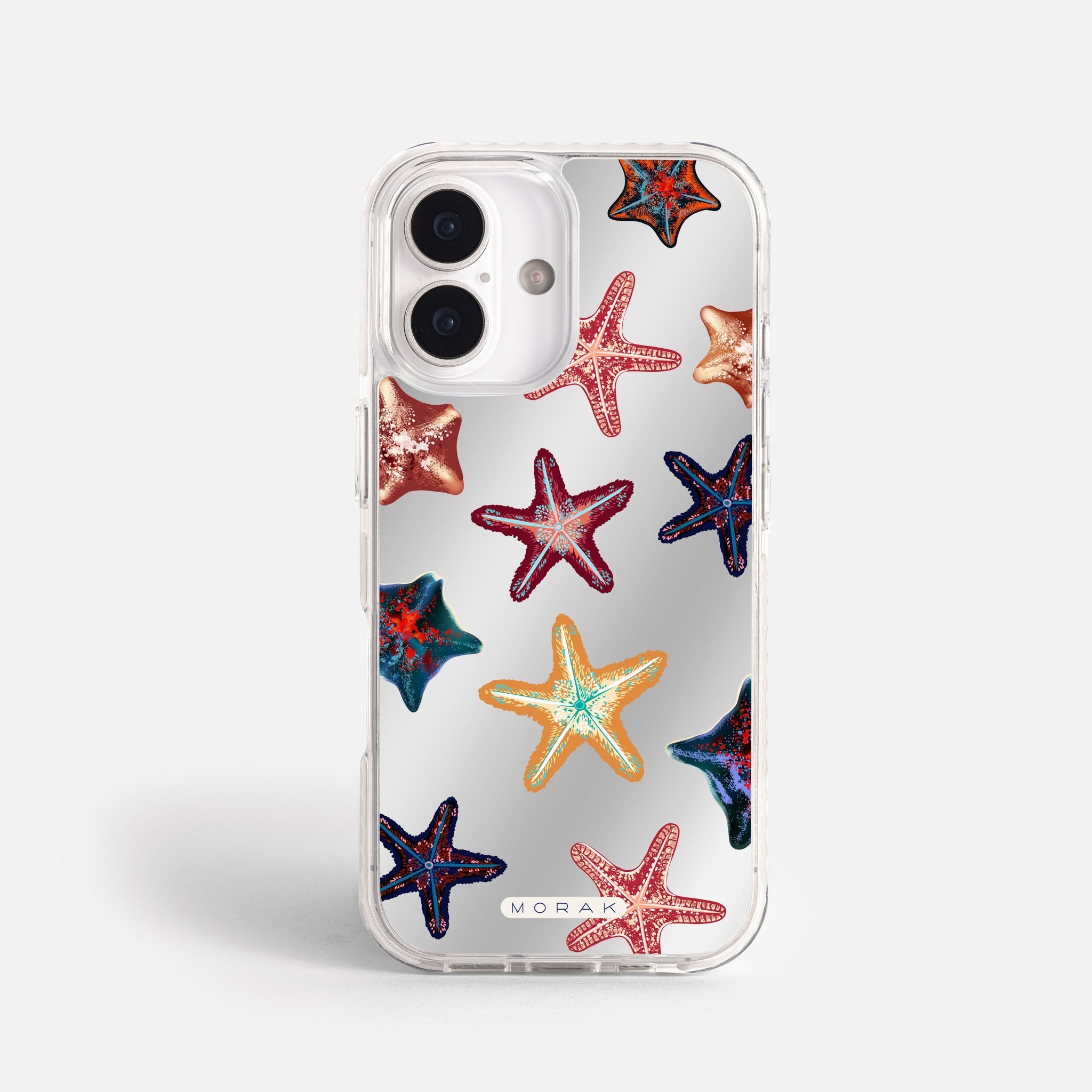 Case Funda Starfish Pop - Espejo Premium Para iPhone 17-12 Samsung S26-S22