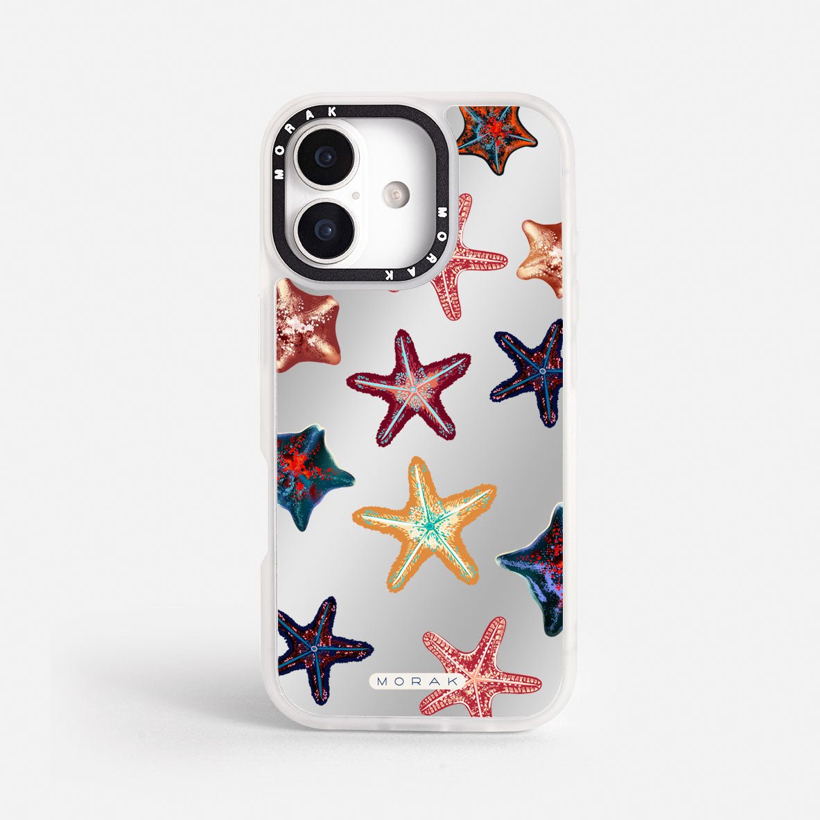 Case Funda Starfish Pop - Espejo Premium Para iPhone 17-12 Samsung S26-S22
