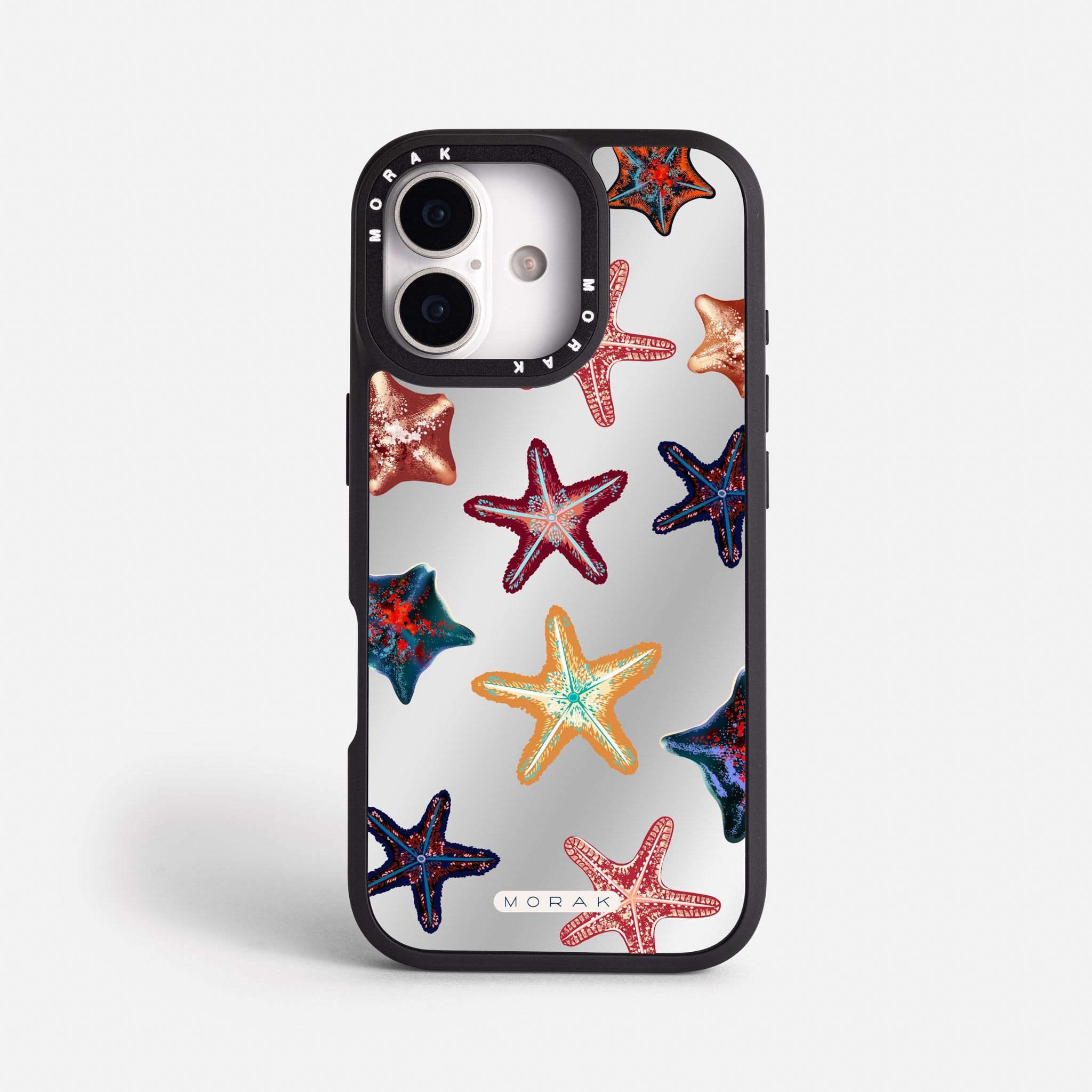 Case Funda Starfish Pop - Espejo Premium Para iPhone 17-12 Samsung S26-S22