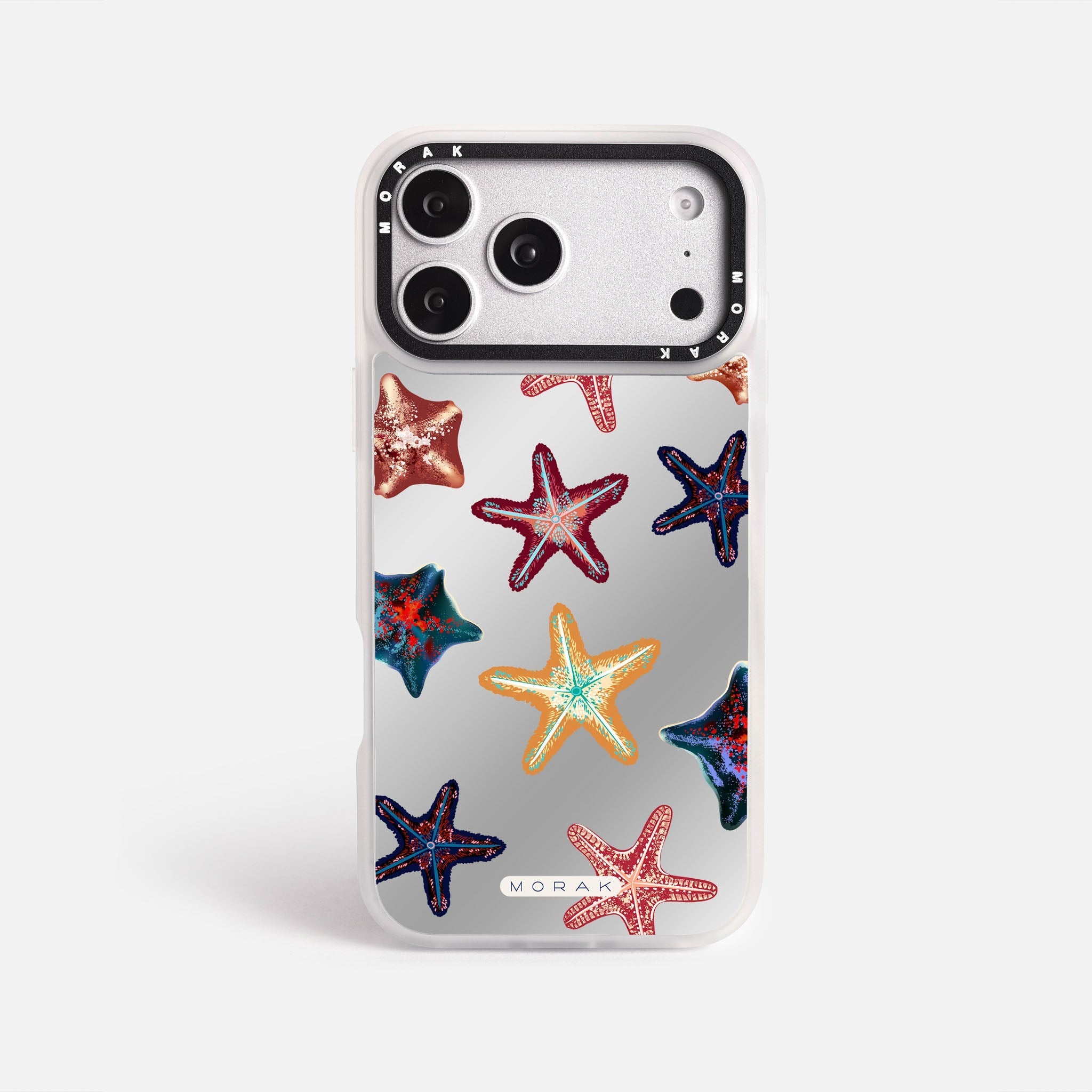 Case Funda Starfish Pop - Espejo Premium Para iPhone 17-12 Samsung S26-S22