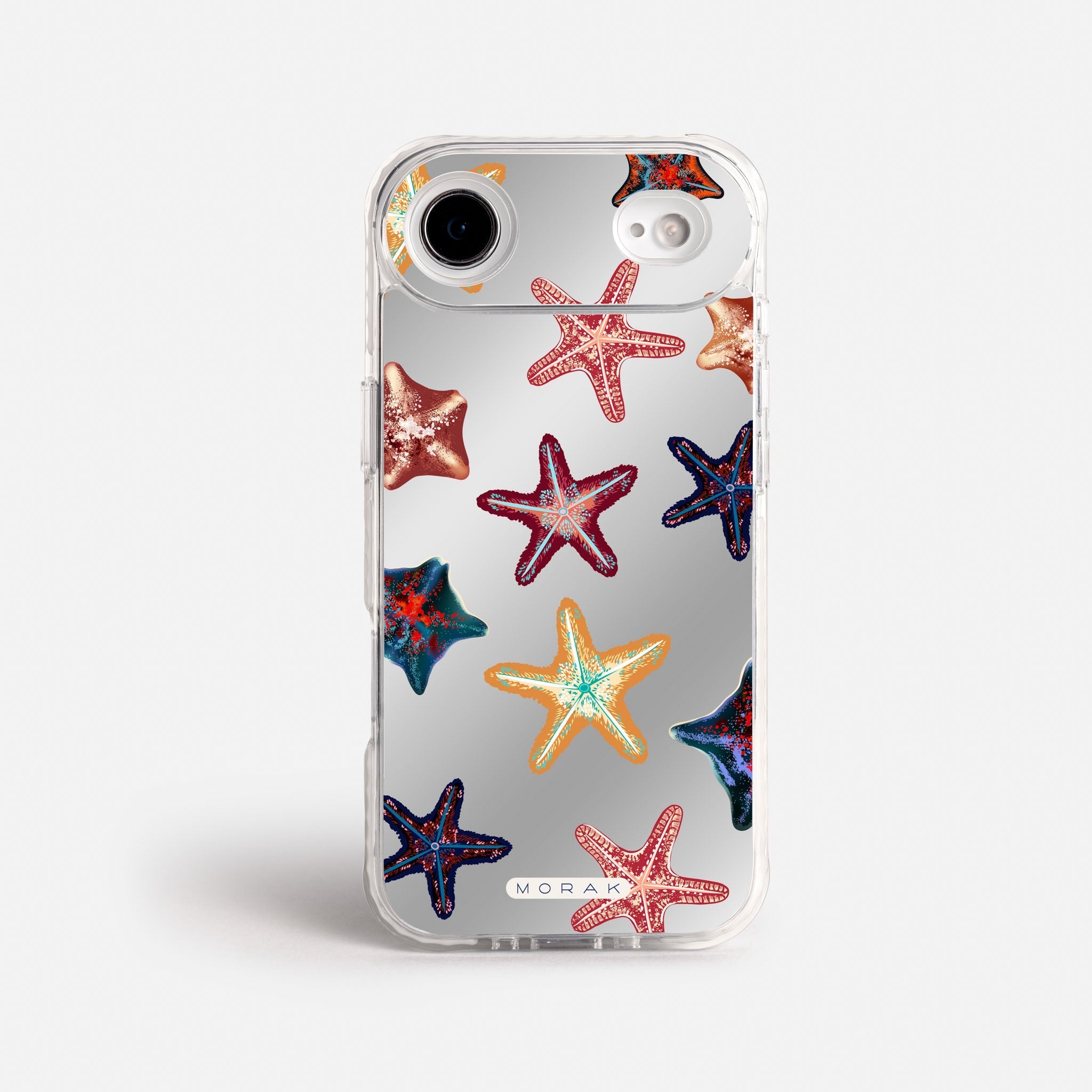 Case Funda Starfish Pop - Espejo Premium Para iPhone 17-12 Samsung S26-S22