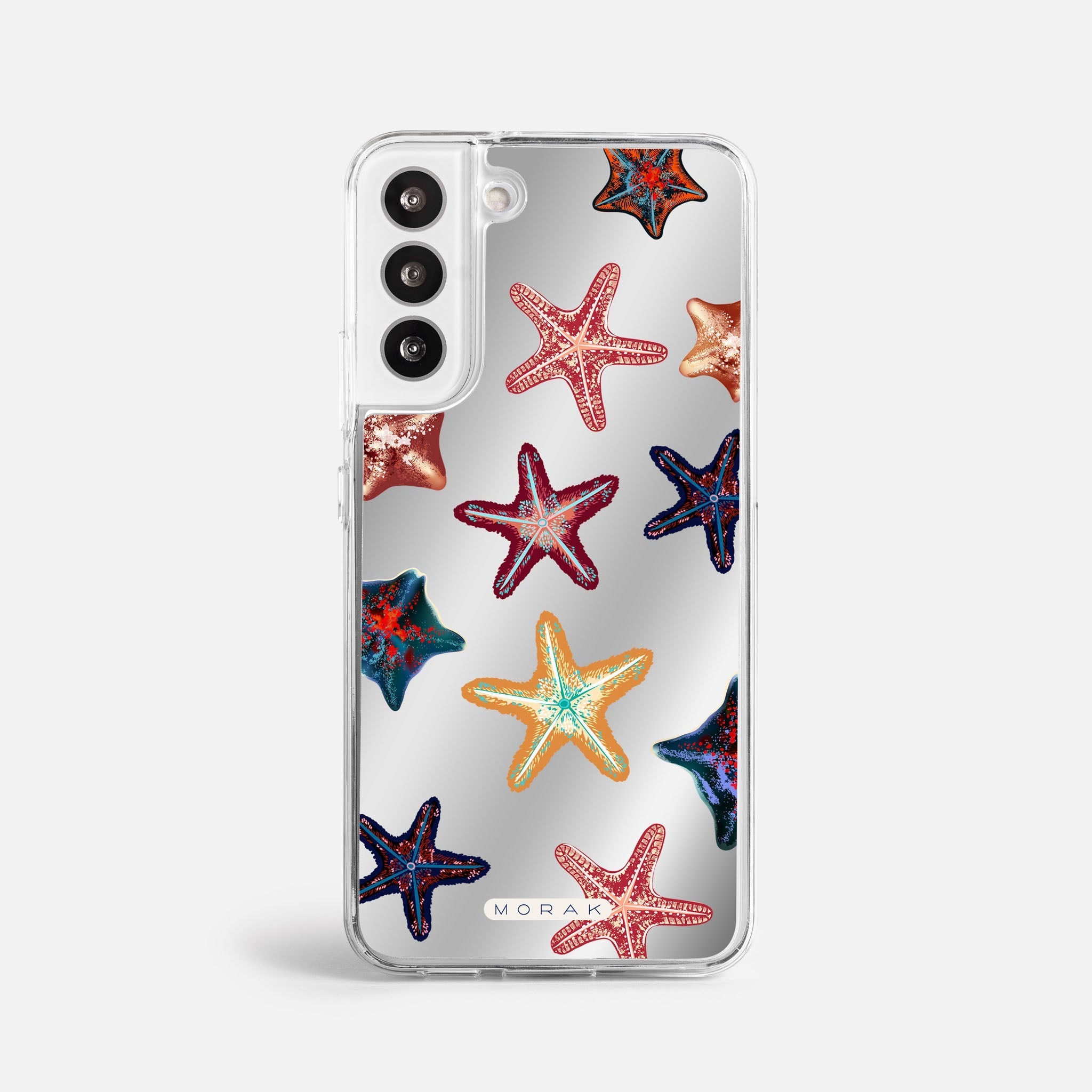 Case Funda Starfish Pop - Espejo Premium Para iPhone 17-12 Samsung S26-S22