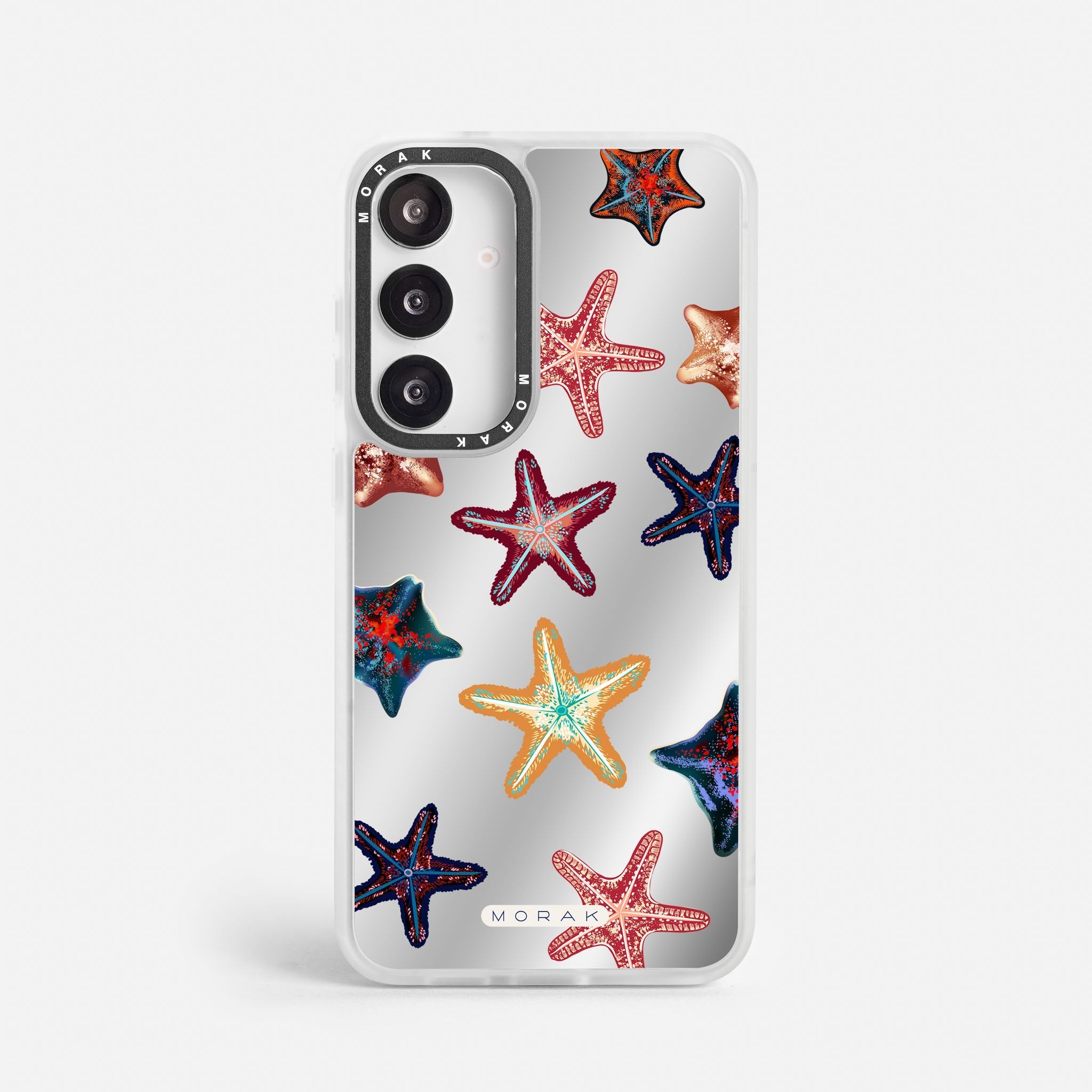 Case Funda Starfish Pop - Espejo Premium Para iPhone 17-12 Samsung S26-S22