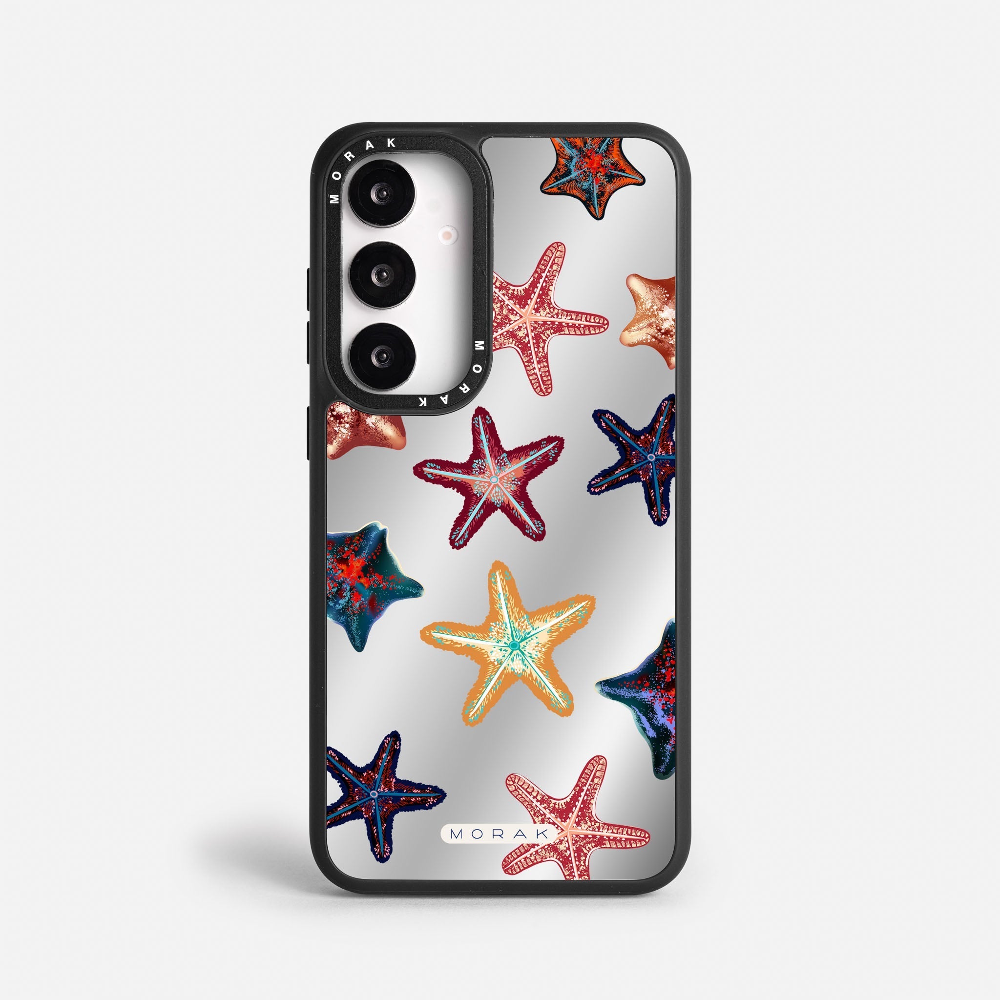Case Funda Starfish Pop - Espejo Premium Para iPhone 17-12 Samsung S26-S22