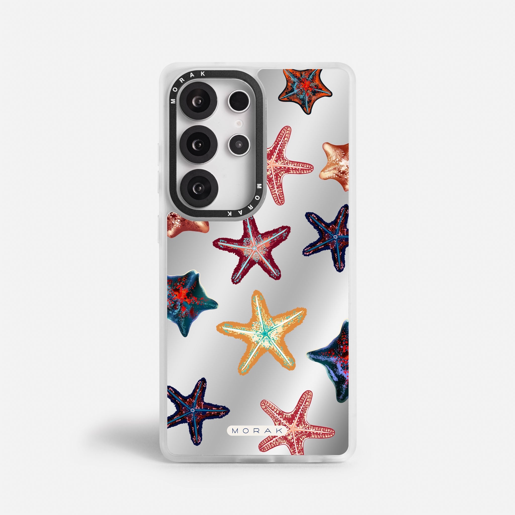 Case Funda Starfish Pop - Espejo Premium Para iPhone 17-12 Samsung S26-S22