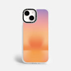Case Funda Sunset Flow - Blanco Premium Para iPhone 17-12 Samsung S26-S22