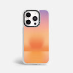 Case Funda Sunset Flow - Blanco Premium Para iPhone 17-12 Samsung S26-S22