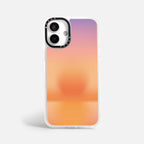 Case Funda Sunset Flow - Blanco Premium Para iPhone 17-12 Samsung S26-S22